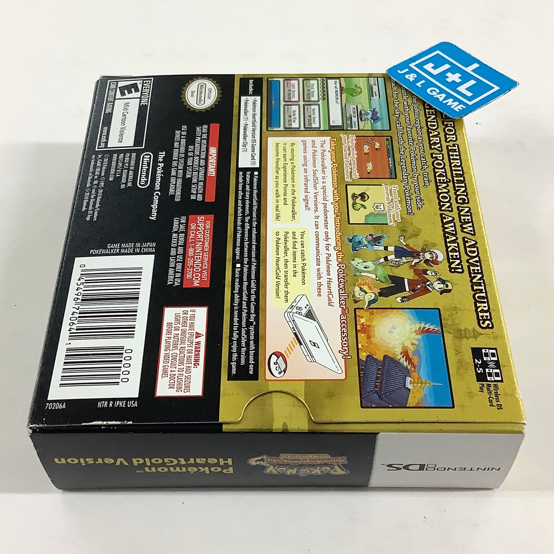 Pokemon HeartGold Version (w/ Pokewalker) - (NDS) Nintendo DS [Pre-Owned] Video Games Nintendo