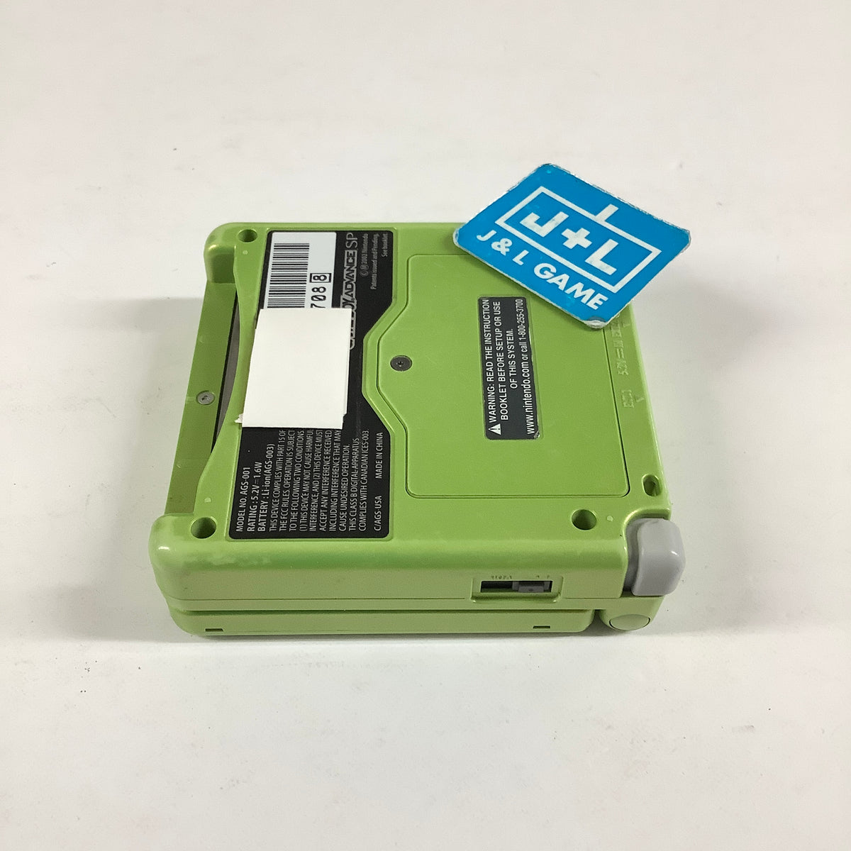 Nintendo Game Boy Advance SP Console AGS-001 (Lime Green) - (GBA) Game Boy Advance SP [Pre-Owned] CONSOLE Nintendo