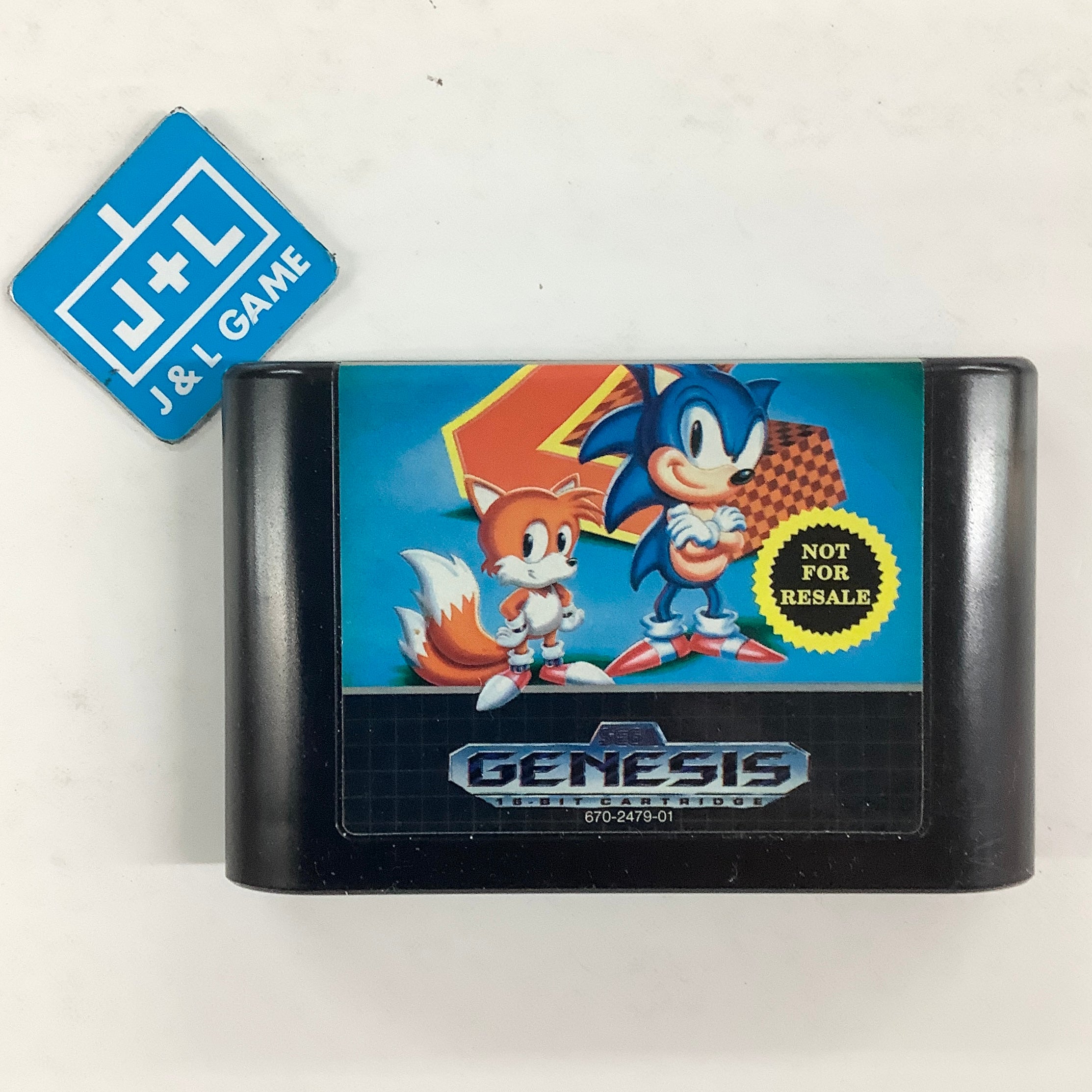 Sonic the Hedgehog 2 (Not For ReSale) - (SG) SEGA Genesis [Pre-Owned] Video Games Sega