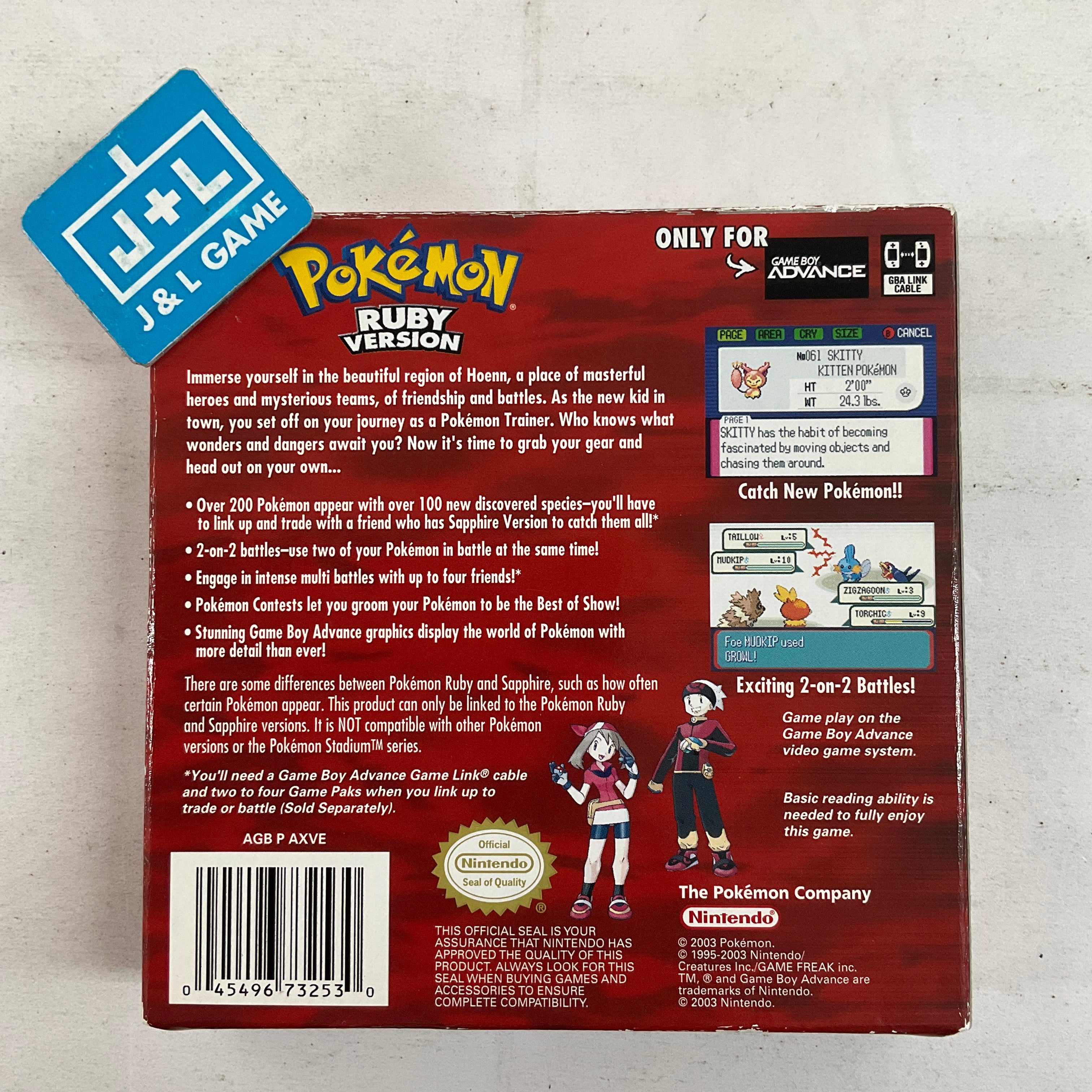 Pokemon Ruby Version - (GBA) Game Boy Advance [Pre-Owned] Video Games Nintendo