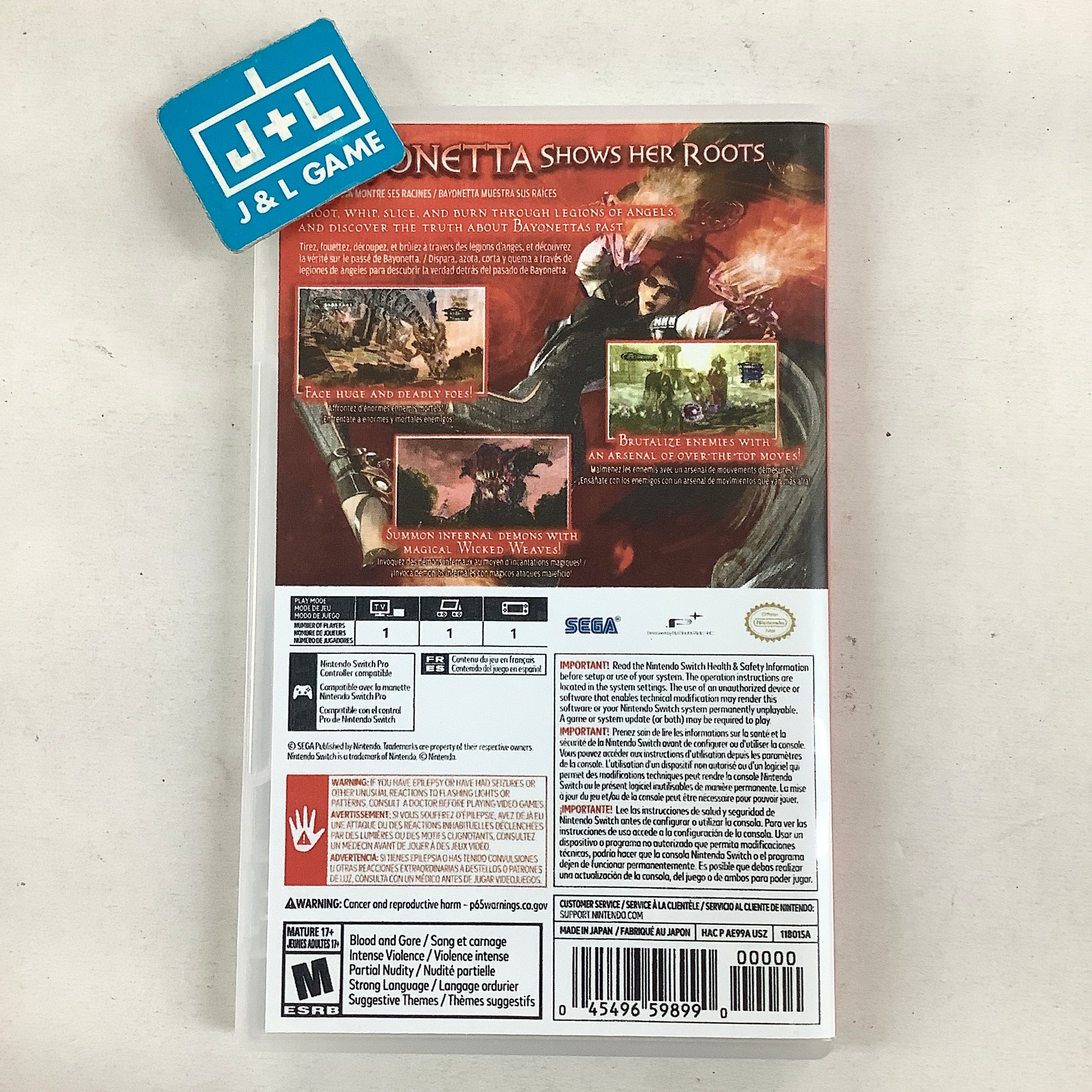 Bayonetta - (NSW) Nintendo Switch [Pre-Owned] Video Games Nintendo