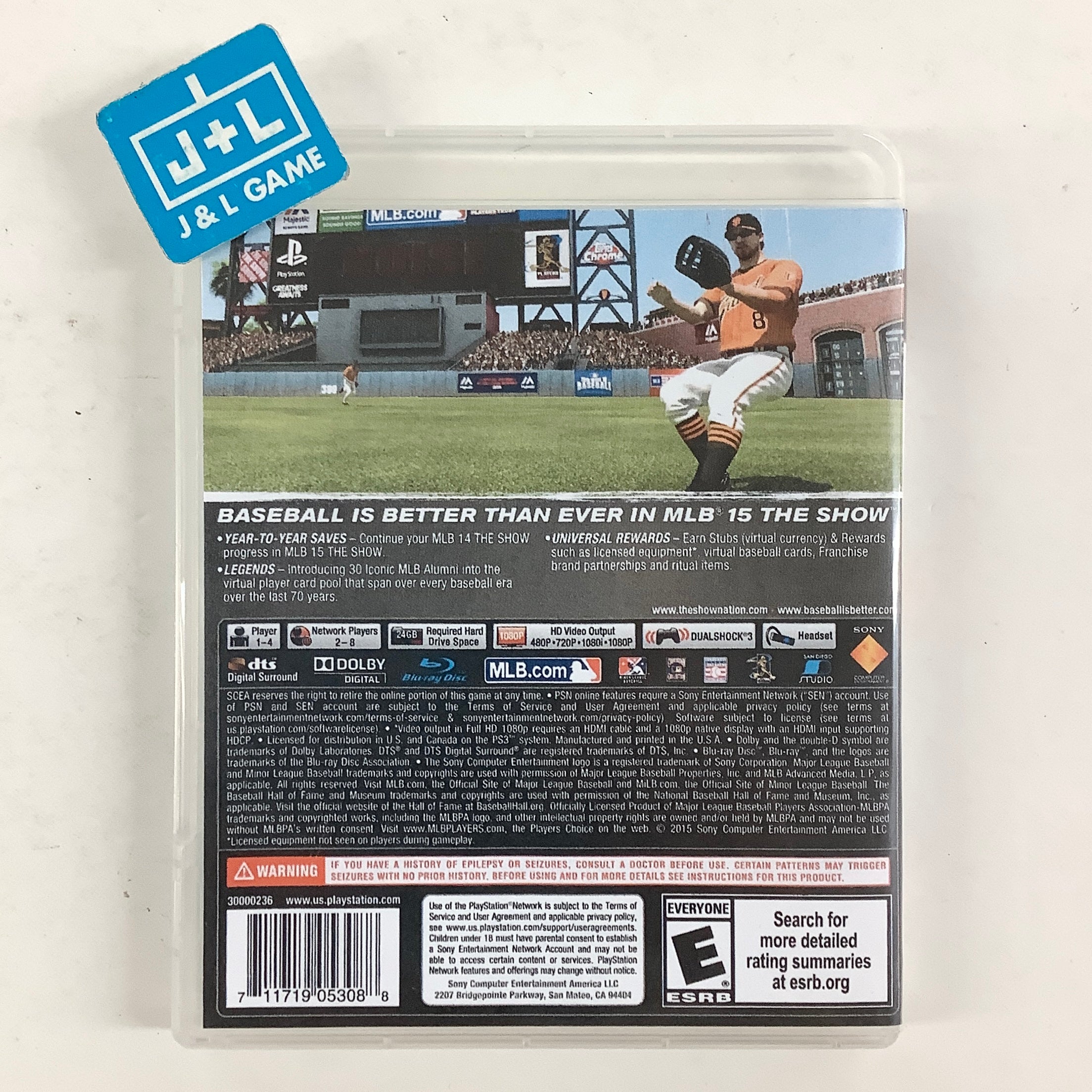 MLB 15: The Show - (PS3) PlayStation 3 [Pre-Owned] Video Games SCEA