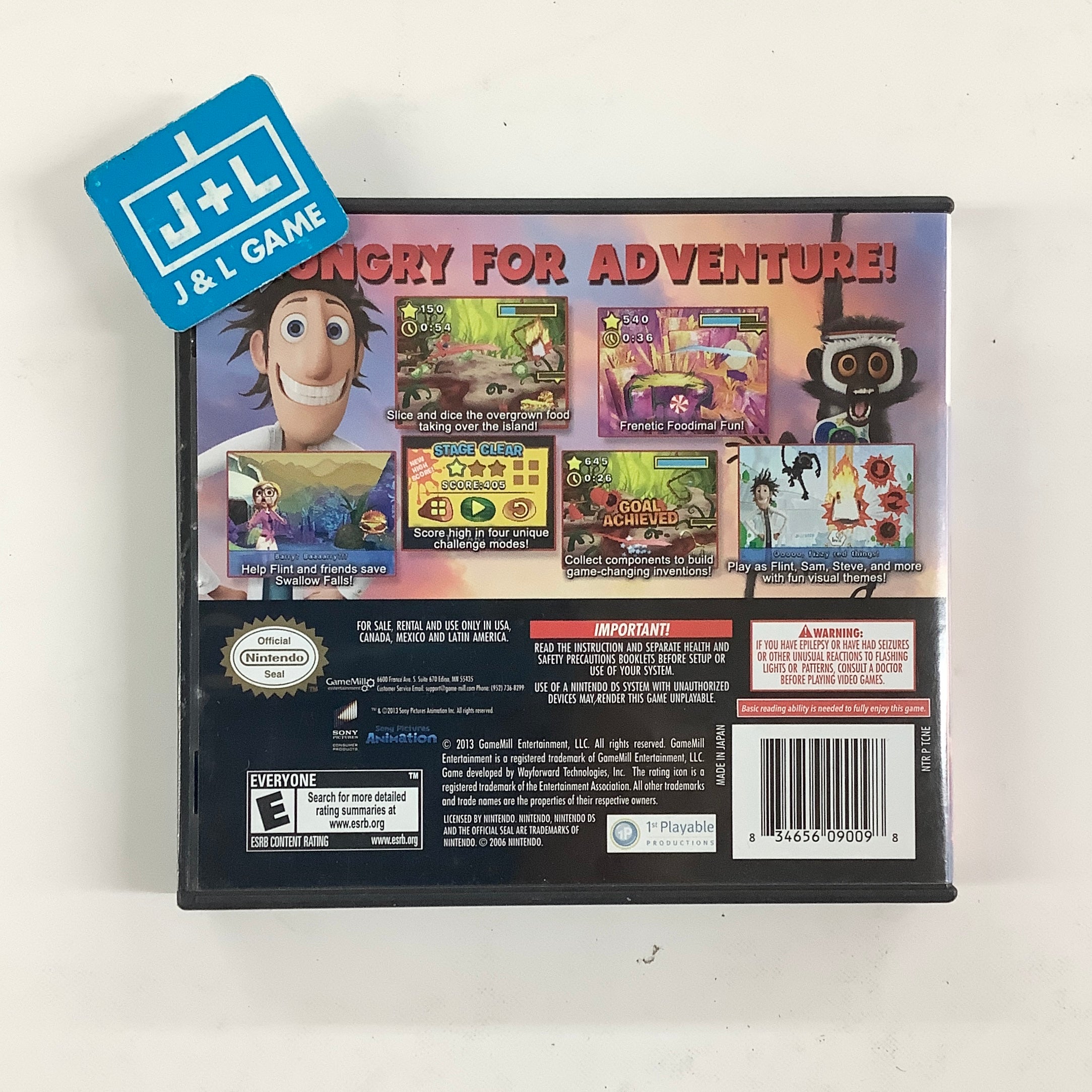 Cloudy With a Chance of Meatballs 2 - (NDS) Nintendo DS [Pre-Owned] Video Games GameMill Entertainment