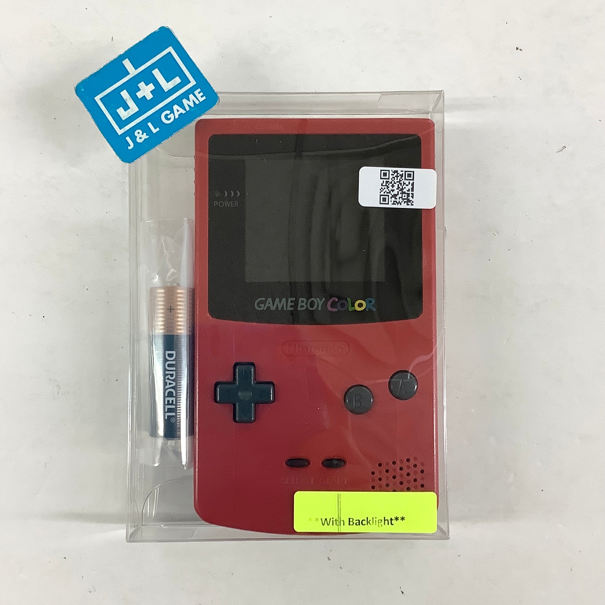 Nintendo Game Boy Color Console (Berry with Backlight) - (GBC) Game Boy Color [Pre-Owned] Consoles Nintendo