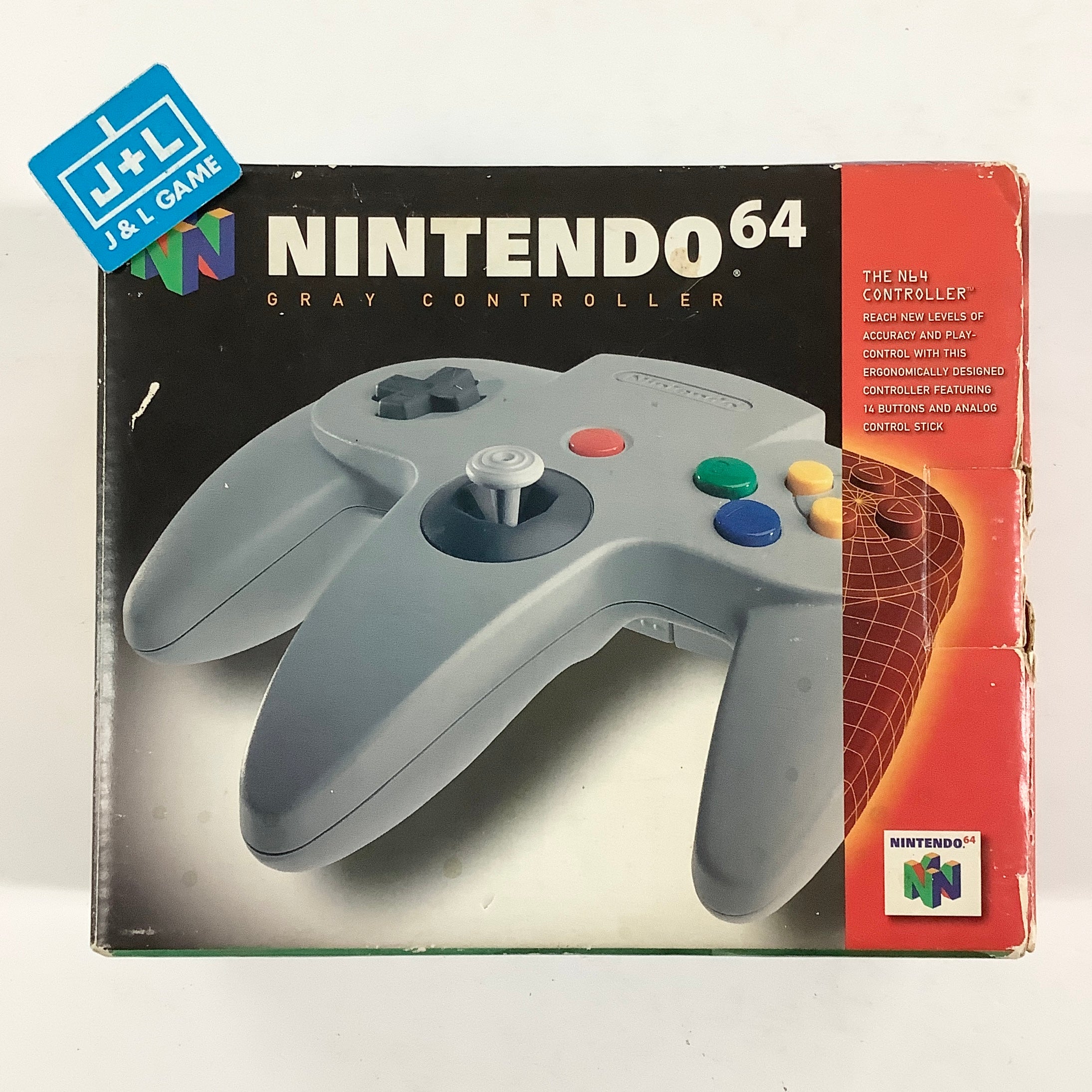 Nintendo 64 Controller (Gray) - (N64) Nintendo 64 [Pre-Owned] Accessories Nintendo