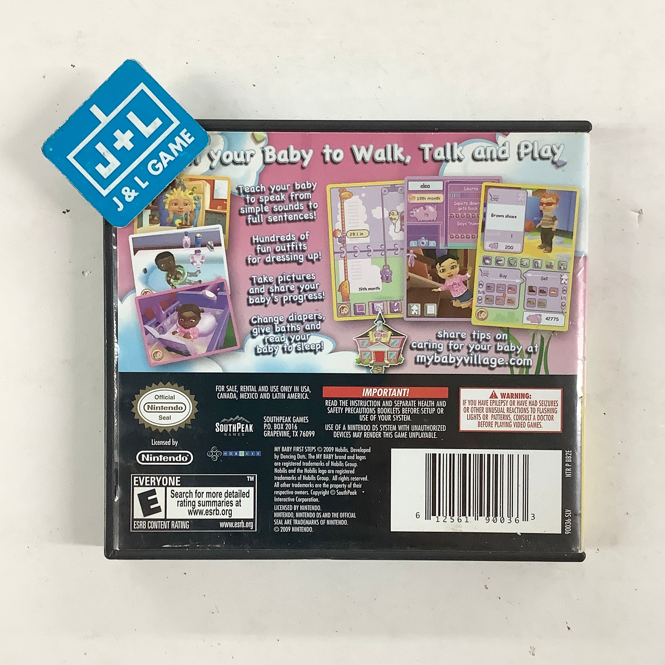 My Baby: First Steps - (NDS) Nintendo DS [Pre-Owned] Video Games SouthPeak Games