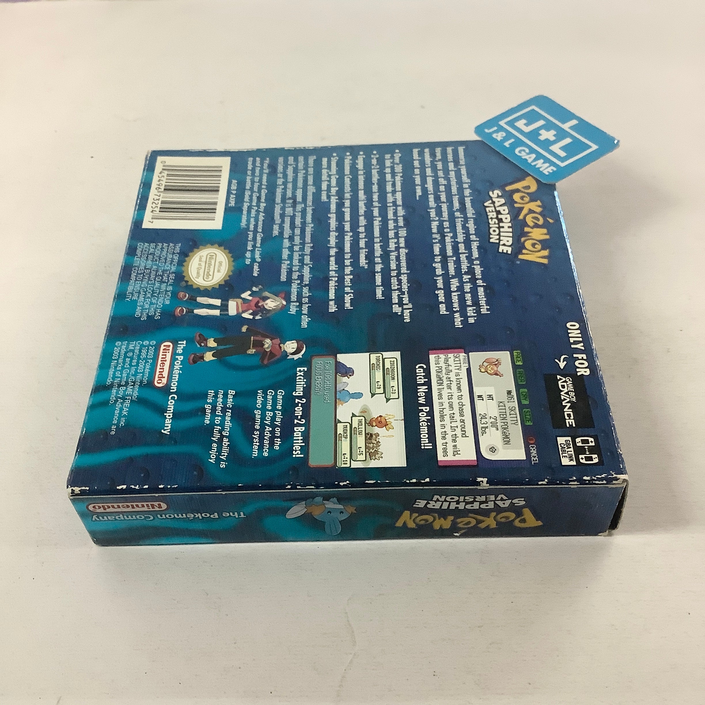 Pokemon Sapphire Version - (GBA) Game Boy Advance [Pre-Owned] Video Games Nintendo   