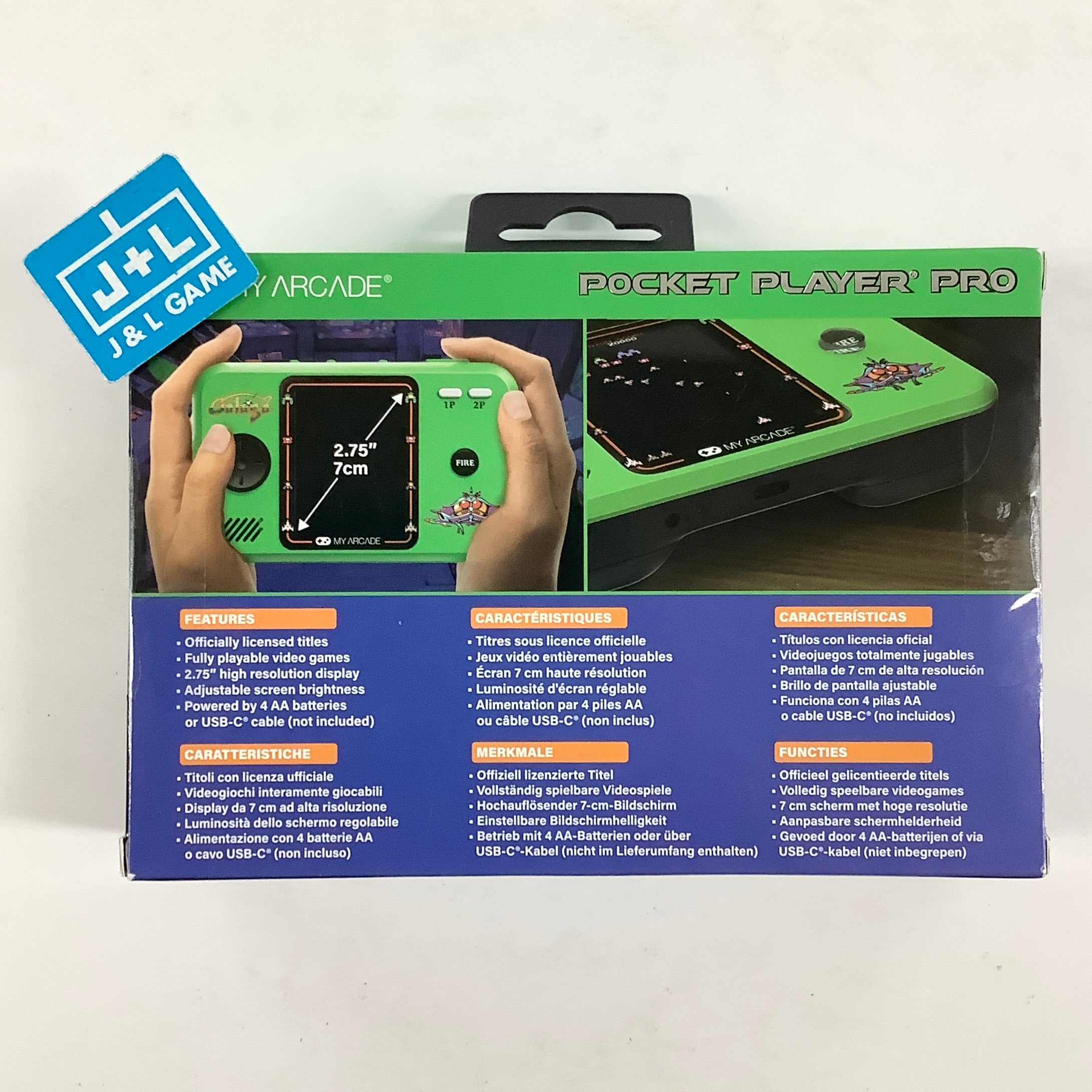 My Arcade Pocket Player Pro (Galaga) Toy My Arcade