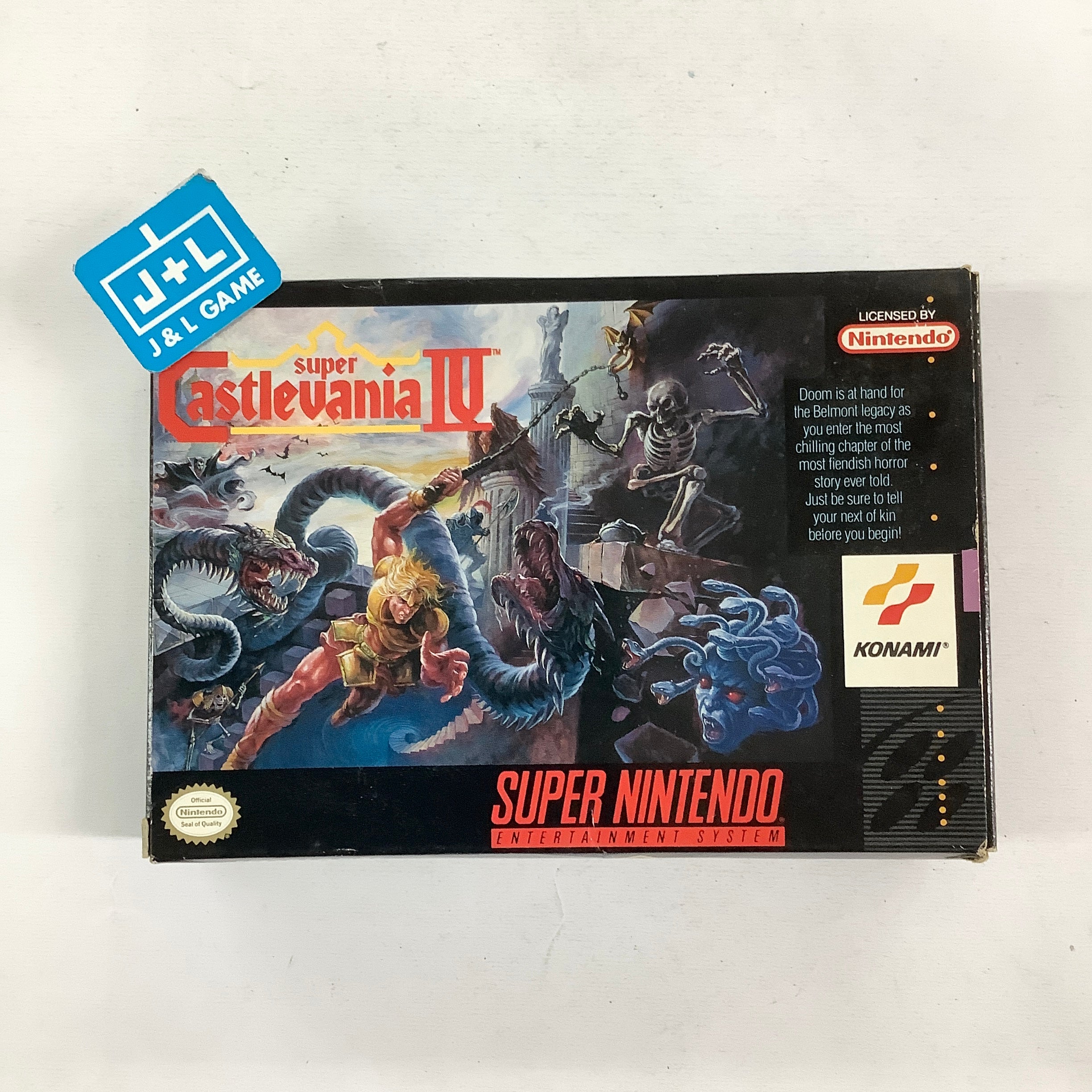 Super Castlevania IV - (SNES) Super Nintendo [Pre-Owned] Video Games Konami