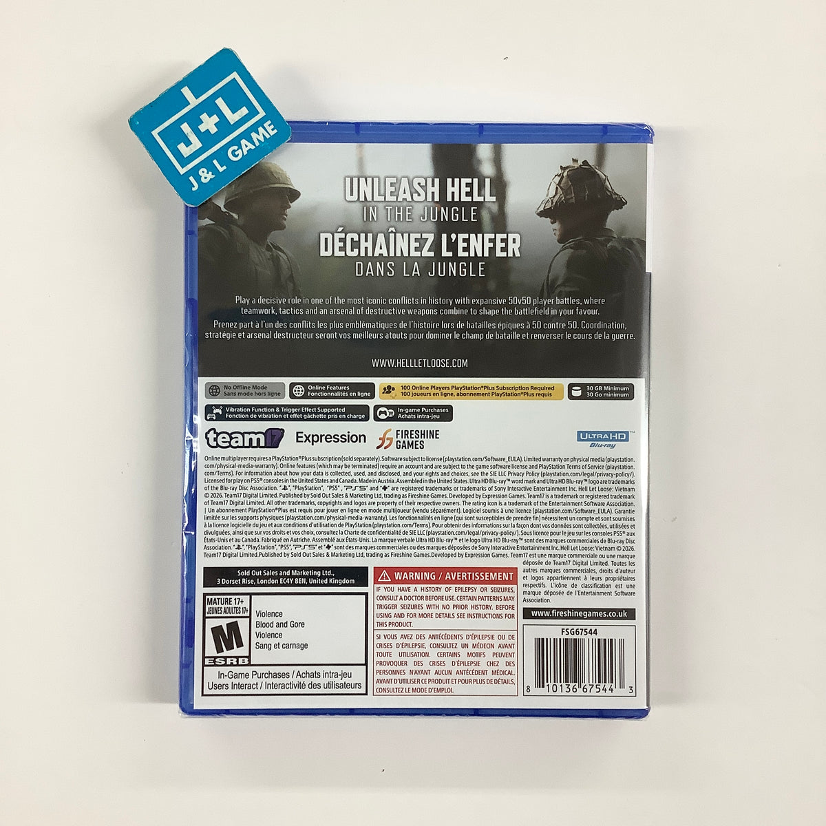 Hell Let Loose: Vietnam - (PS5) PlayStation 5 Video Games Fireshine Games