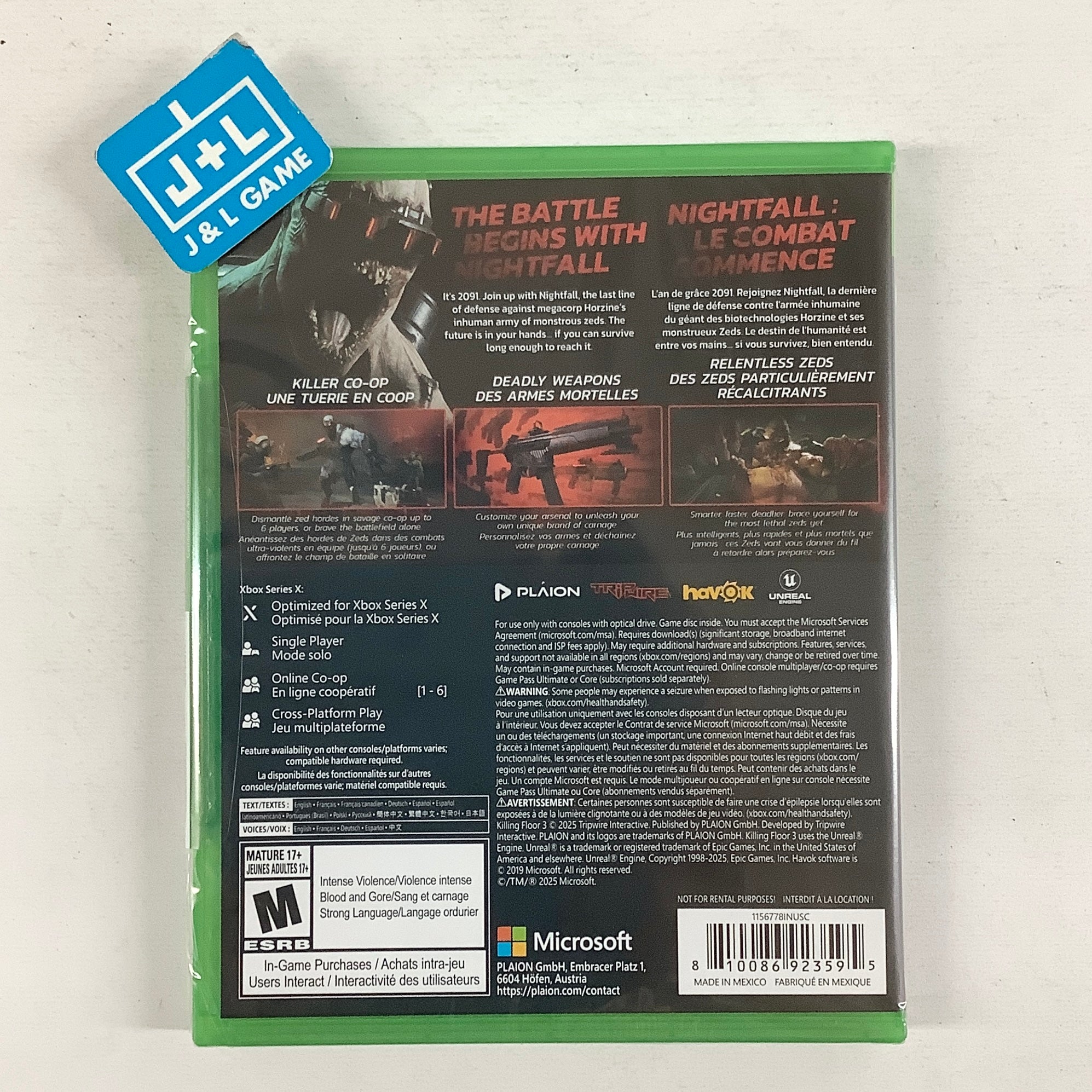Killing Floor 3 - (XSX) Xbox Series X Video Games Deep Silver