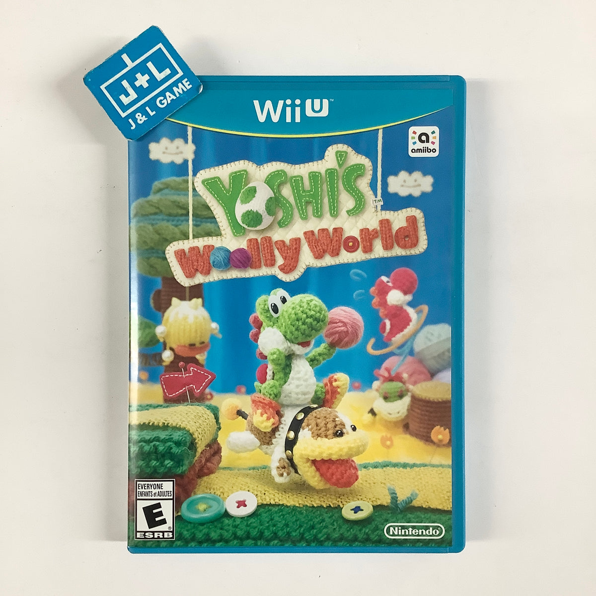Yoshi's Woolly World + Green Yarn Yoshi amiibo - Nintendo Wii U [Pre-Owned]