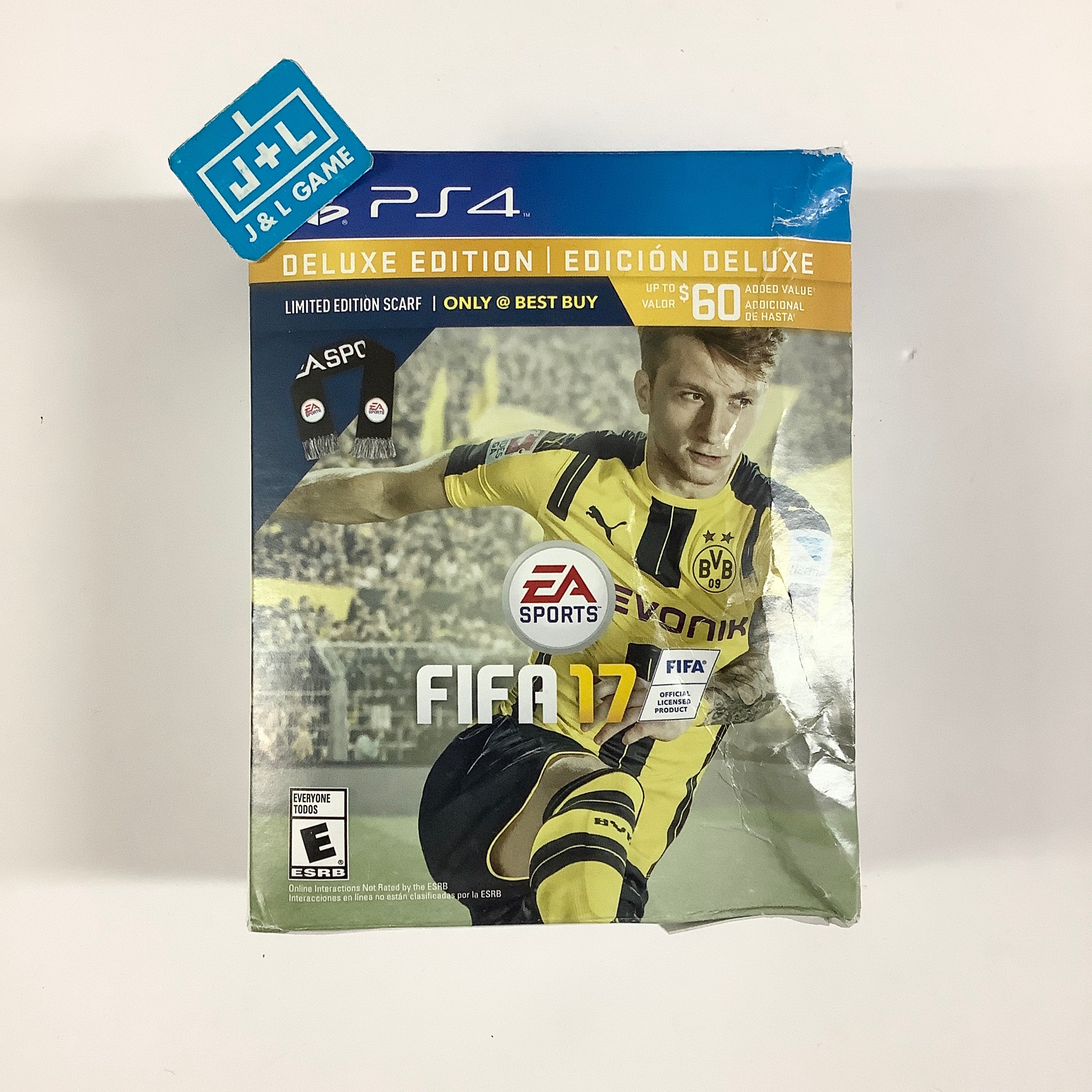 FIFA 17 (Deluxe Edition with Limited Edition Scarf) - (PS4) PlayStation 4 Video Games EA Sports