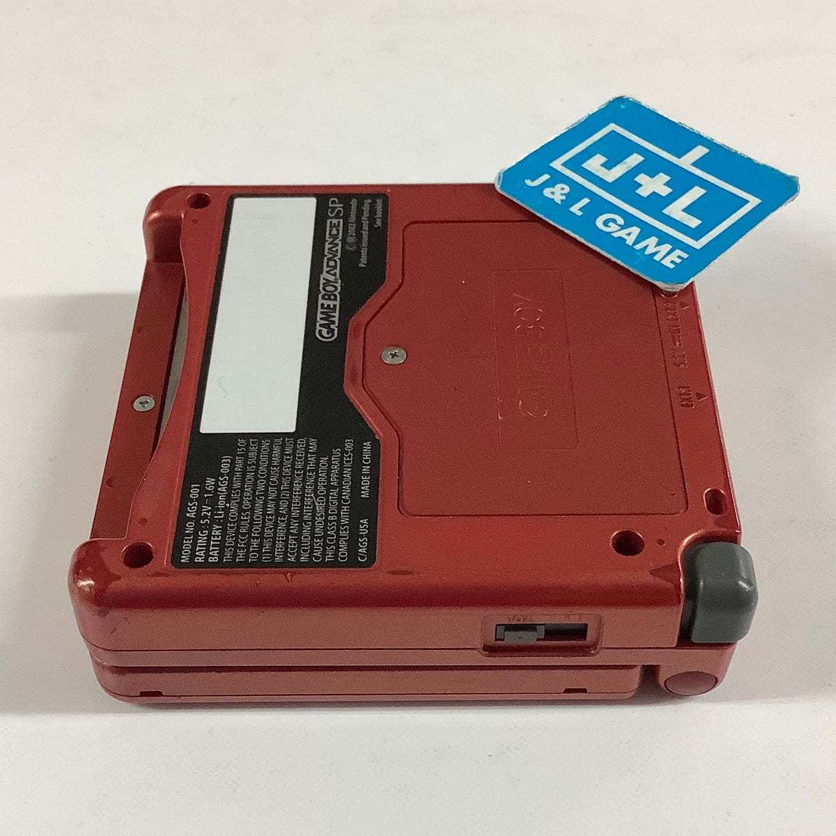 Nintendo Game Boy Advance SP Console AGS-001 (Flame Red) - (GBA) Game Boy Advance SP [Pre-Owned]