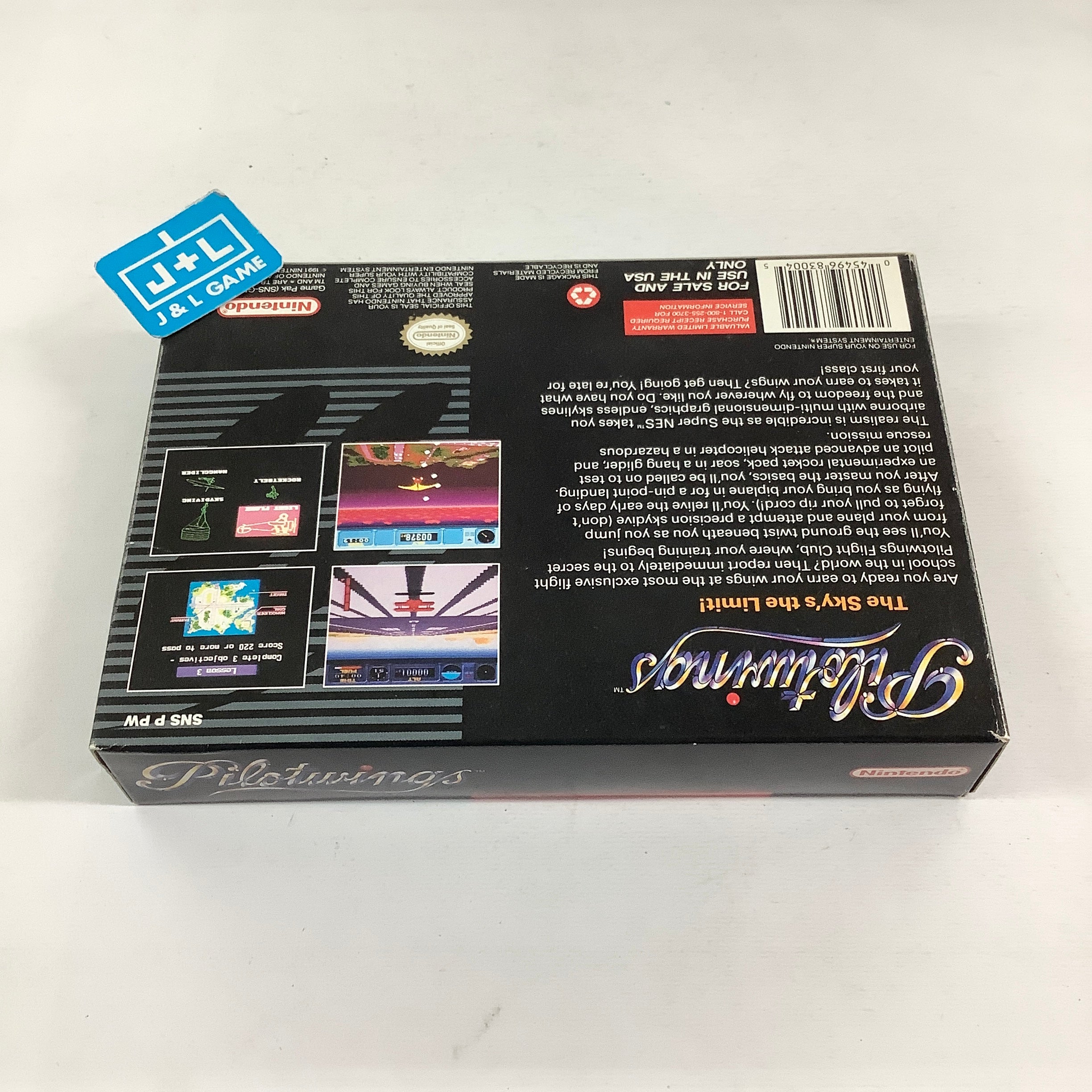 Pilotwings - (SNES) Super Nintendo [Pre-Owned] Video Games Nintendo