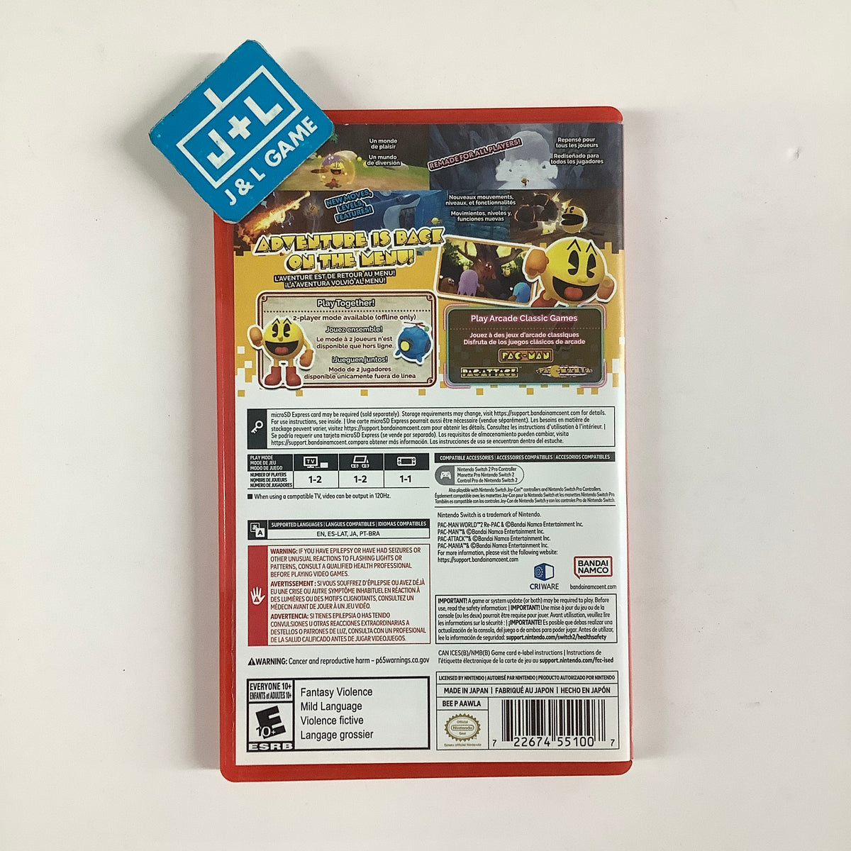 Pac-Man World 2: Re-PAC - (NS2) Nintendo Switch 2 Video Games Bandai Namco