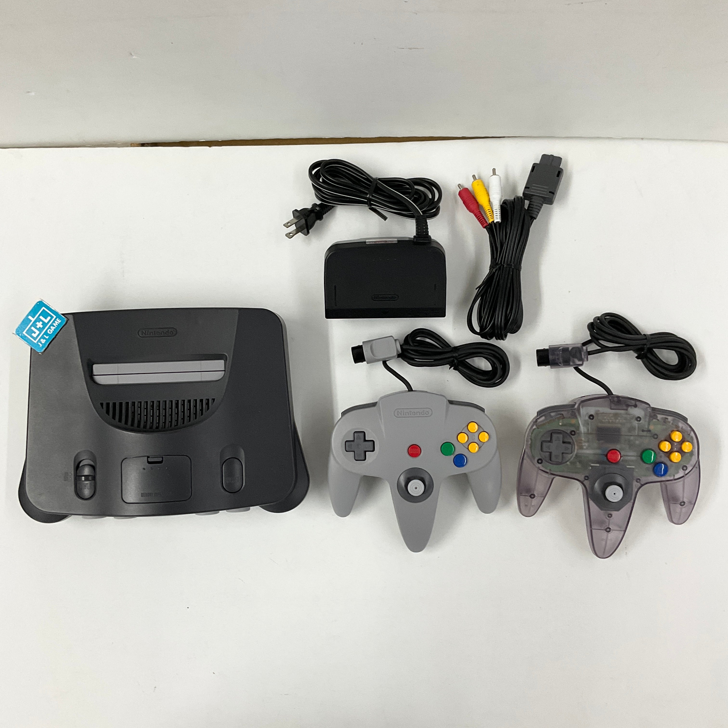 Nintendo 64 Hardware Console (Black w/ Atomic Purple Controller) - (N64) Nintendo 64 [Pre-Owned] Consoles Nintendo