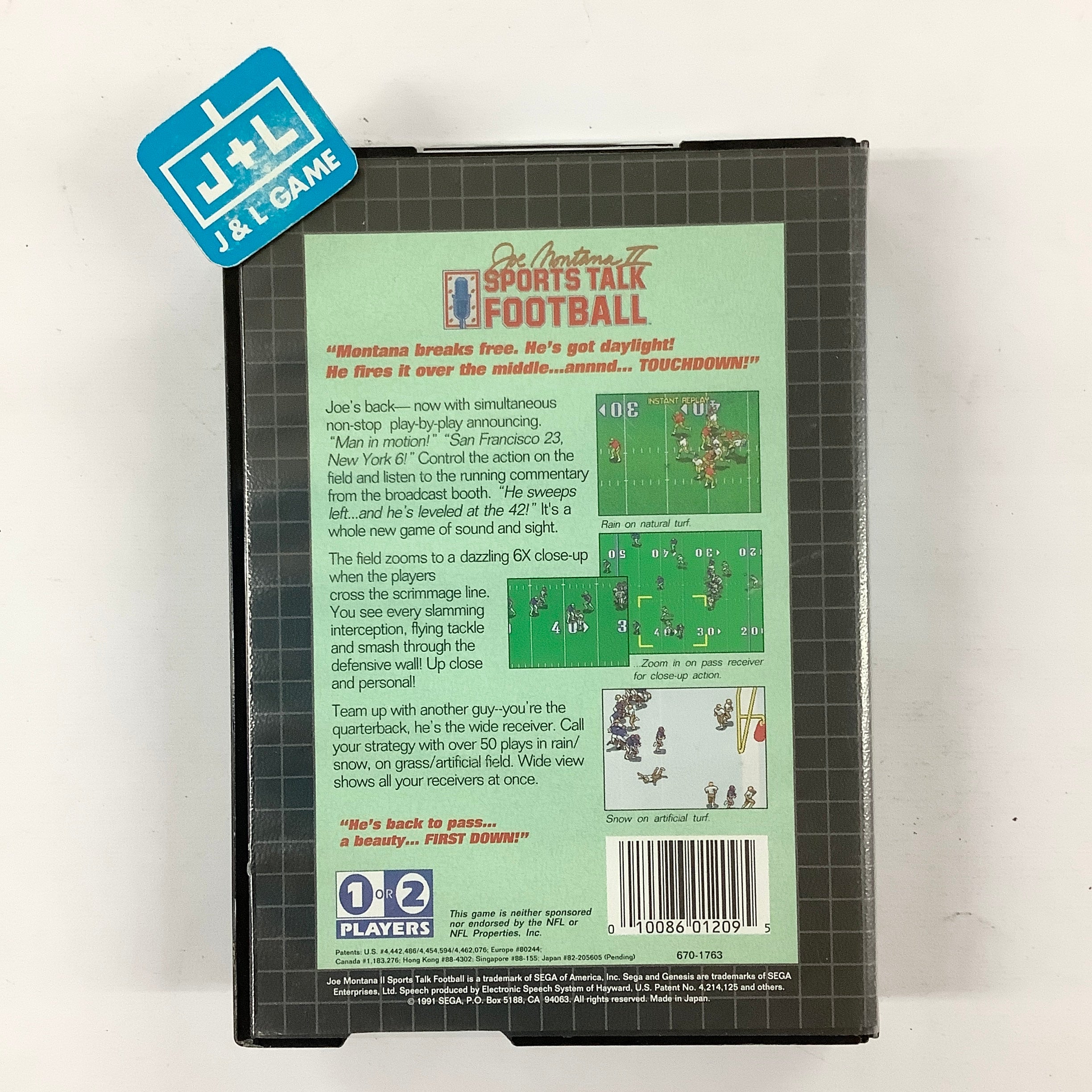 Joe Montana II: Sports Talk Football - (SG) SEGA Genesis [Pre-Owned] Video Games Sega   