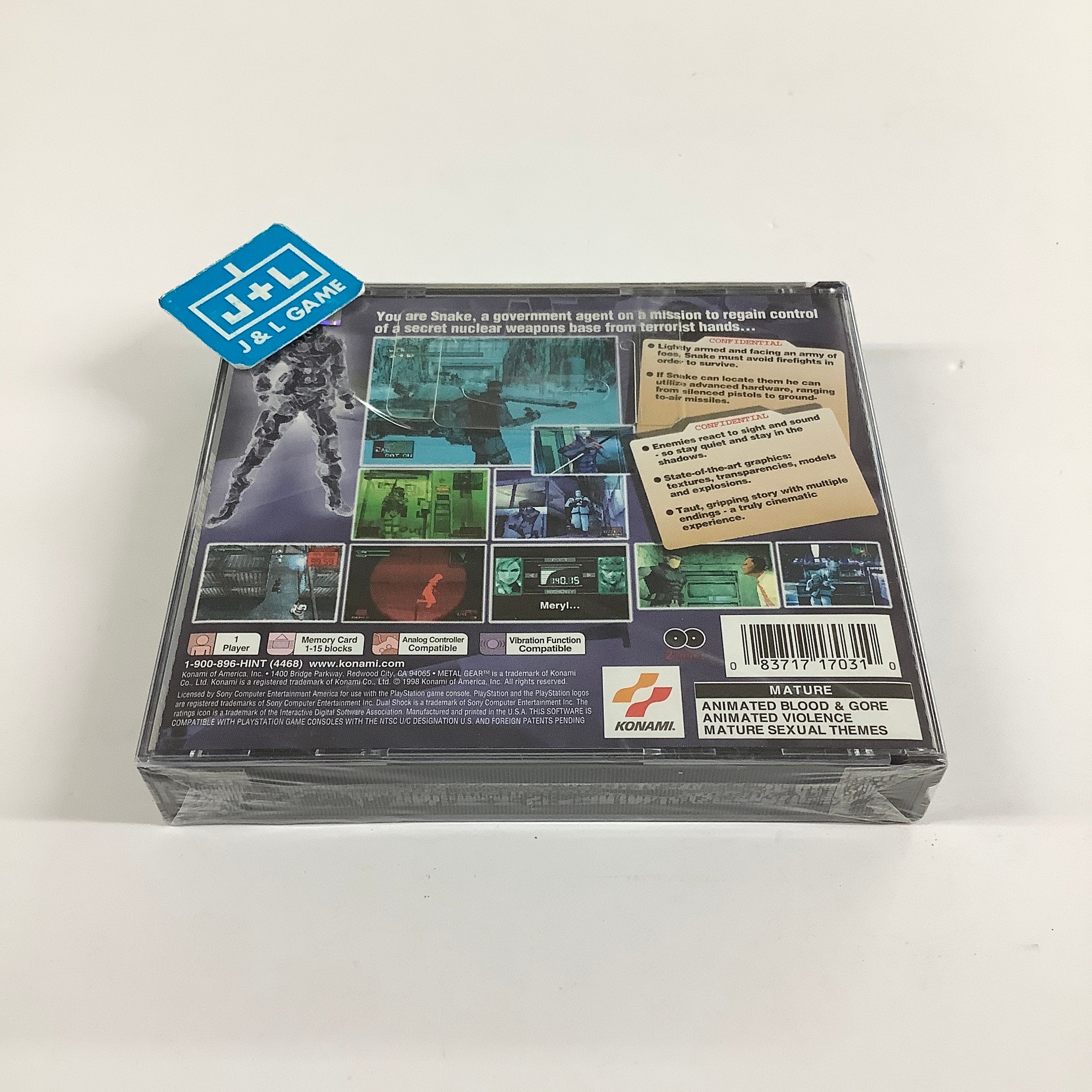 Metal Gear Solid - (PS1) PlayStation 1