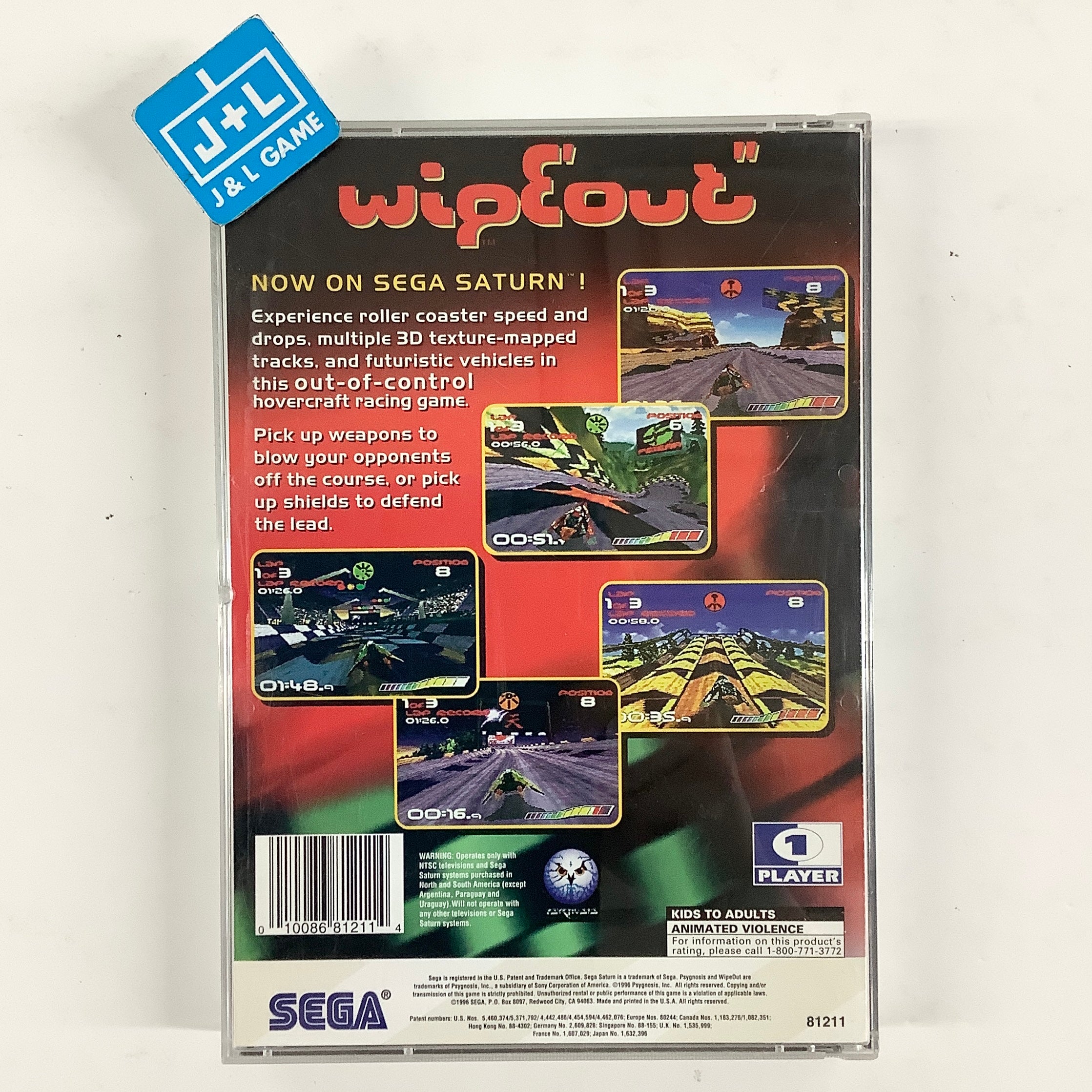 Wipeout - (SS) SEGA Saturn [Pre-Owned] Video Games Sega