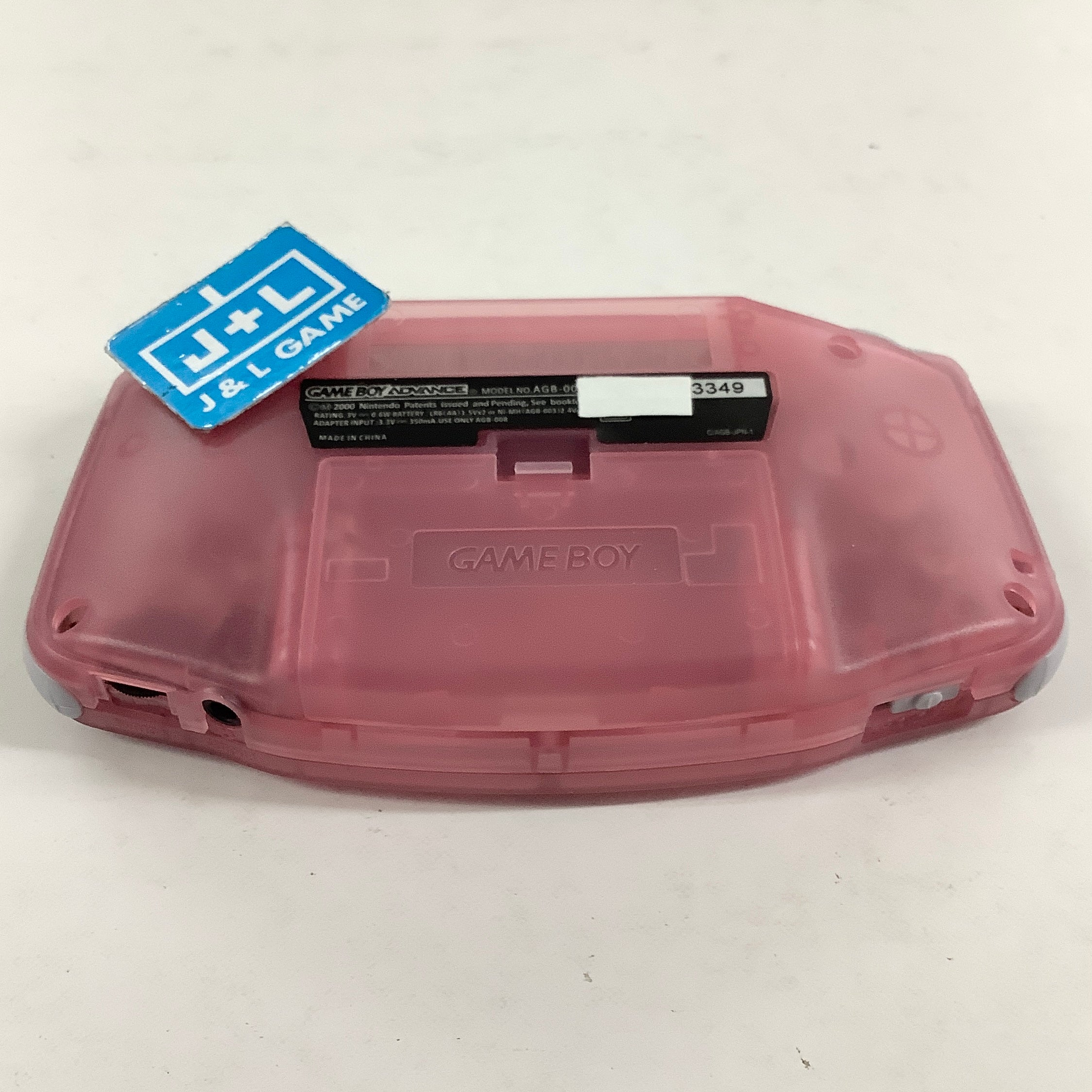 Nintendo Game Boy Advance Console (Clear Pink Custom with Backlight) - (GBA) Game Boy Advance [Pre-Owned] Consoles Nintendo