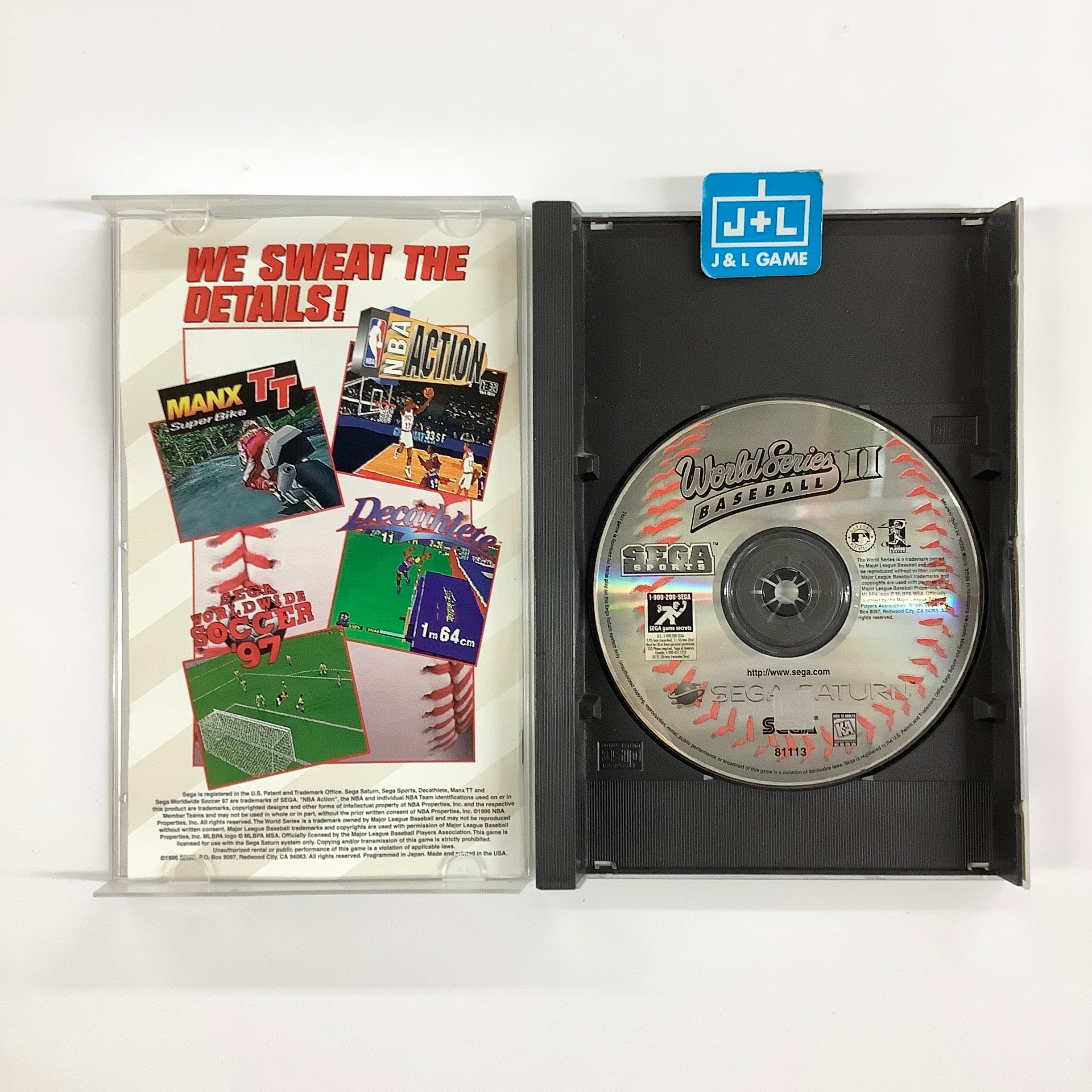 World Series Baseball II - (SS) SEGA Saturn [Pre-Owned] Video Games Sega