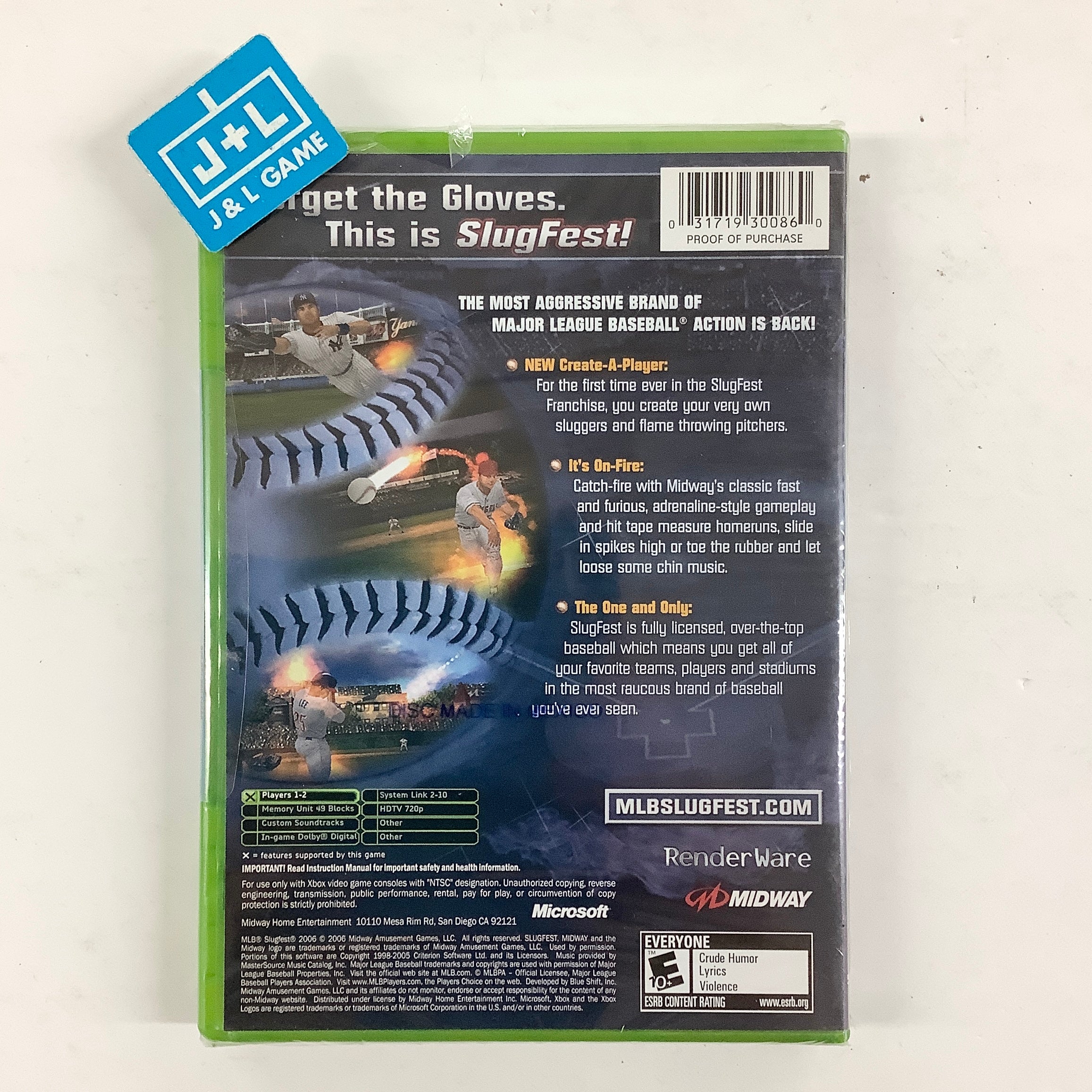 MLB SlugFest 2006 - (XB) Xbox Video Games Midway