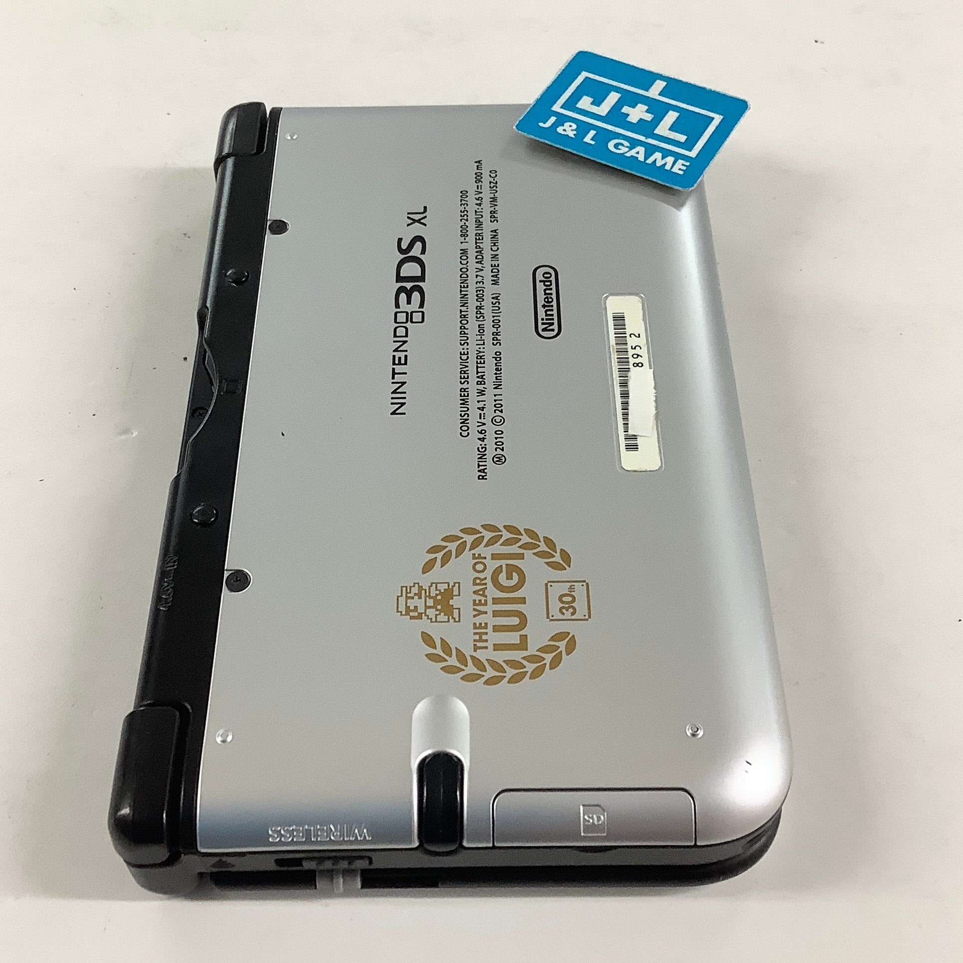 Nintendo 3DS XL Console (Mario & Luigi Silver) - Nintendo 3DS [Pre-Owned] Consoles Nintendo