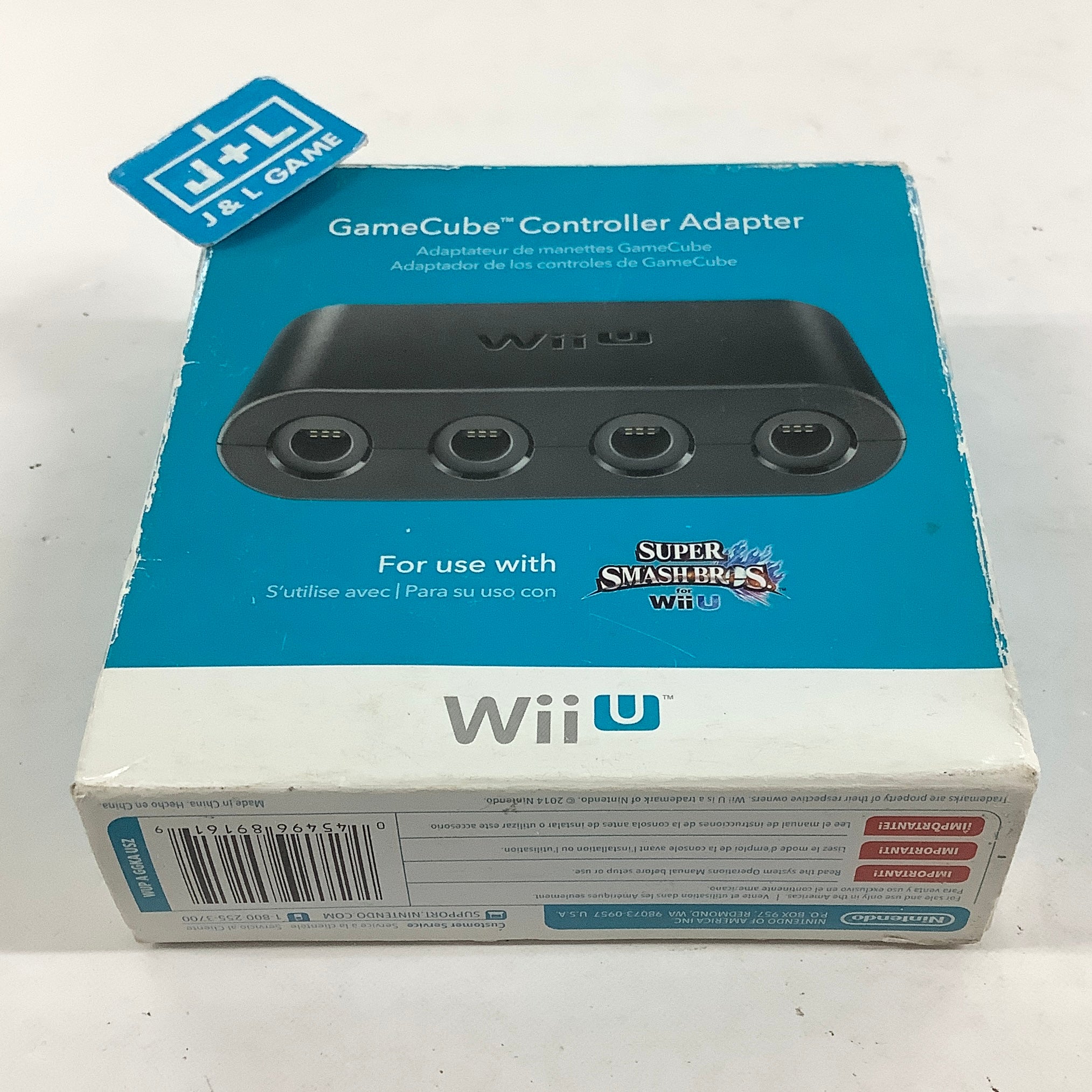 Nintendo Wii U Super Smash Bros. GameCube Adapter - Nintendo Wii U Accessories Nintendo