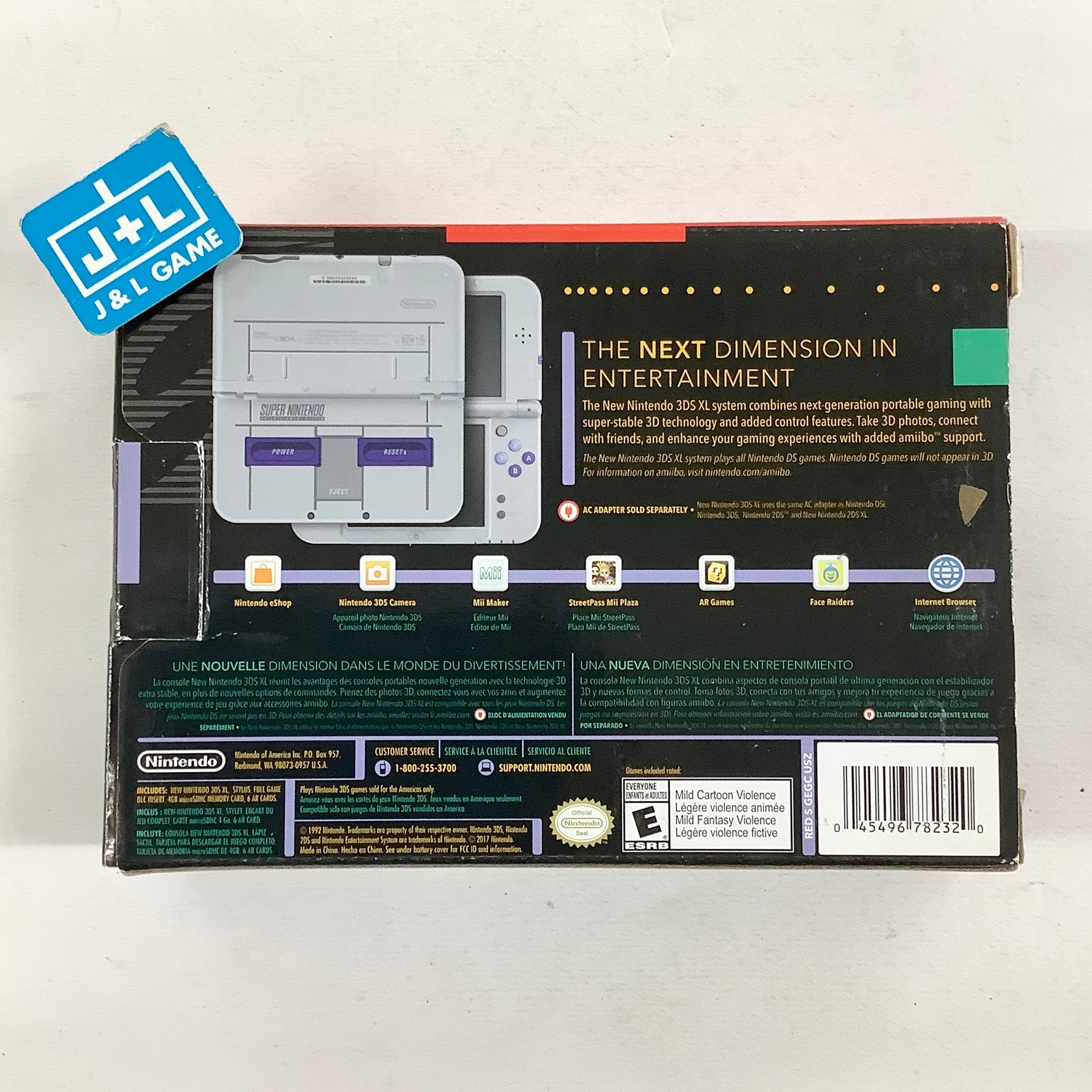 New Nintendo 3DS XL Console (Super NES Edition) - Nintendo 3DS [Pre-Owned] Consoles Nintendo