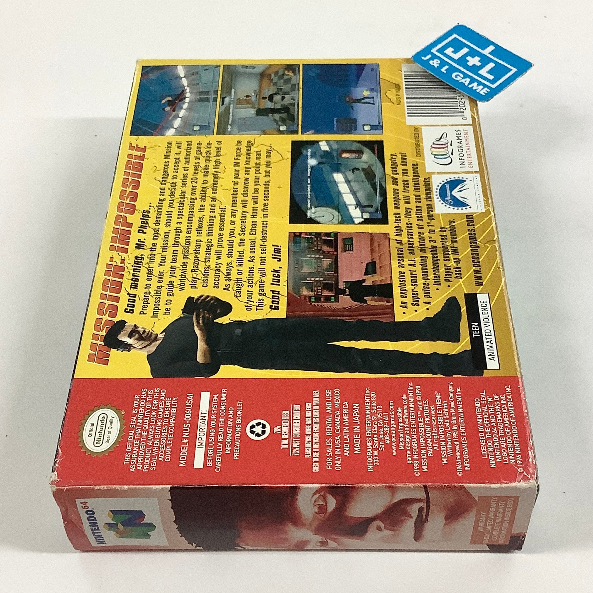 Mission: Impossible - (N64) Nintendo 64 [Pre-Owned] | J&L Game