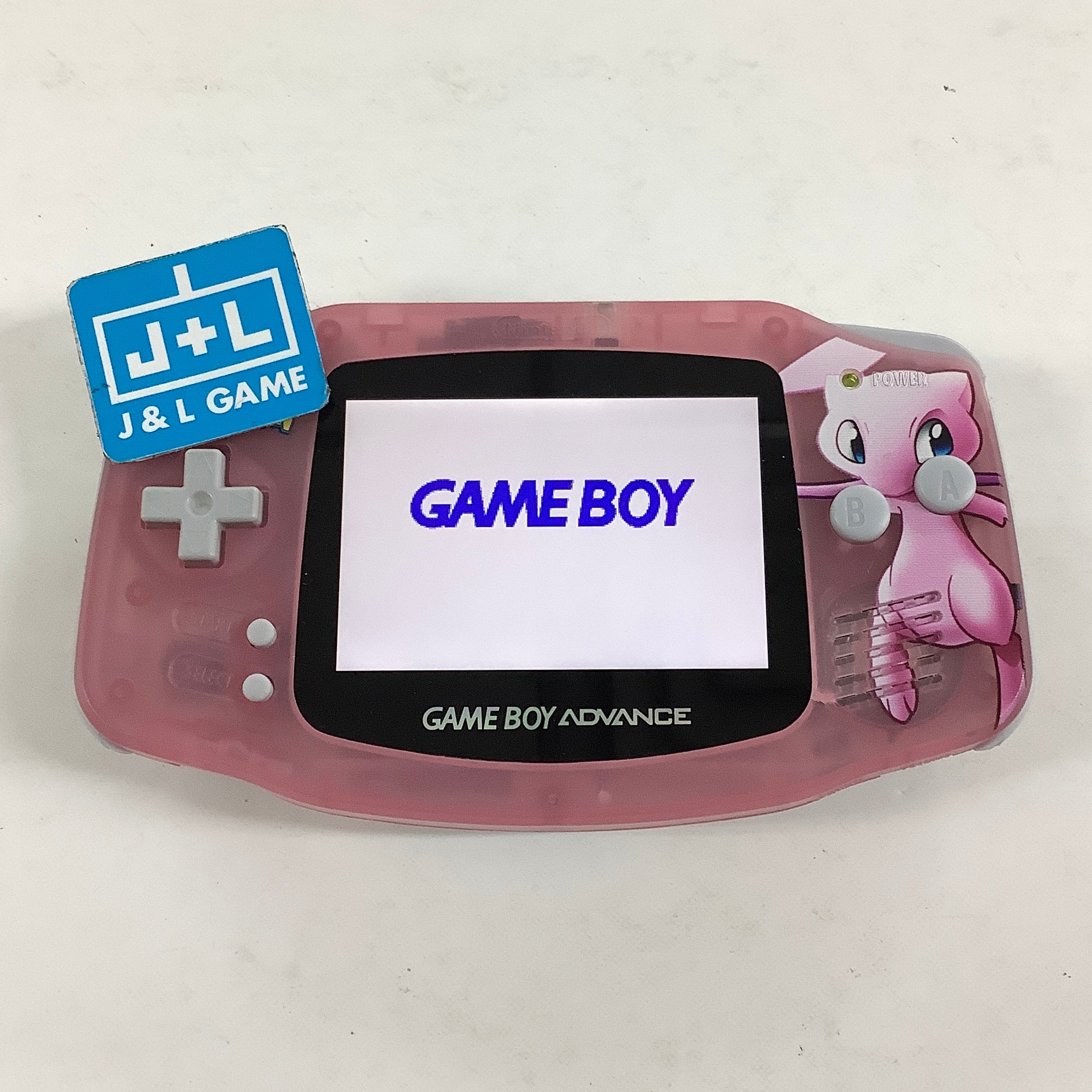 Nintendo Game Boy Advance Console (Clear Pink Custom with Backlight) - (GBA) Game Boy Advance [Pre-Owned] Consoles Nintendo