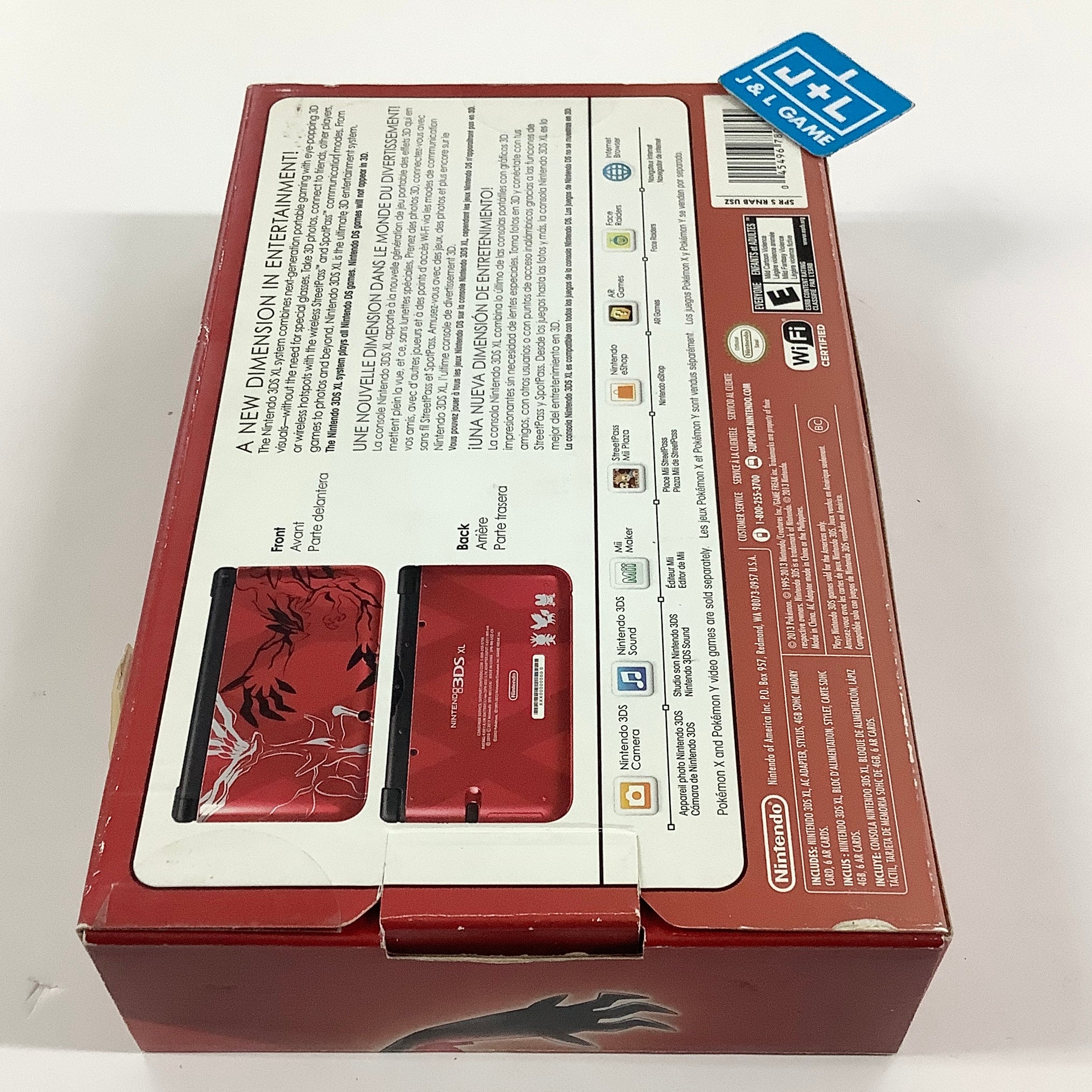 Nintendo 3DS XL Console (Pokémon X & Y Limited Edition Red) - Nintendo 3DS [Pre-Owned] Consoles Nintendo