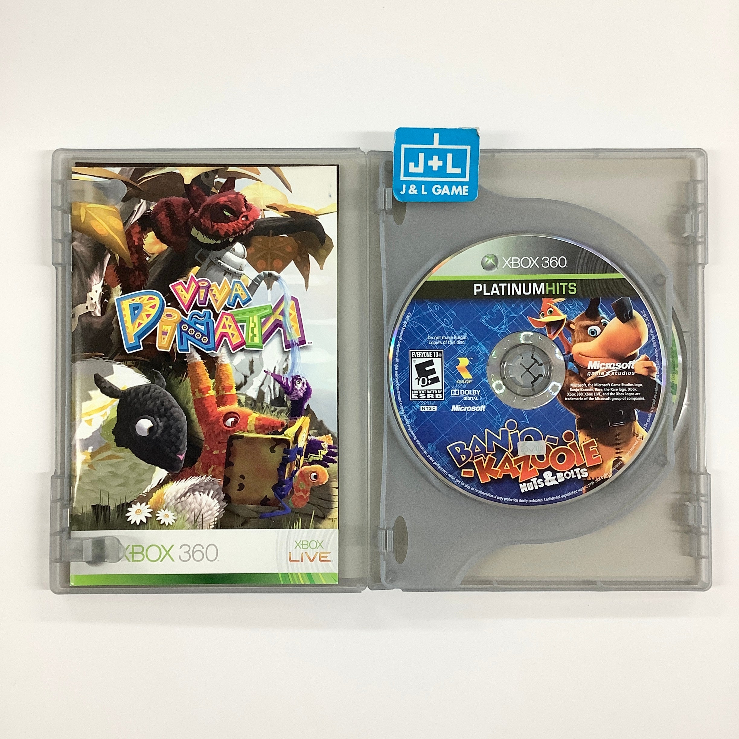 Banjo-Kazooie: Nuts & Bolts / Viva Pinata Combo Pack (Platinum Hits) - Xbox 360 [Pre-Owned] Video Games Microsoft Game Studios
