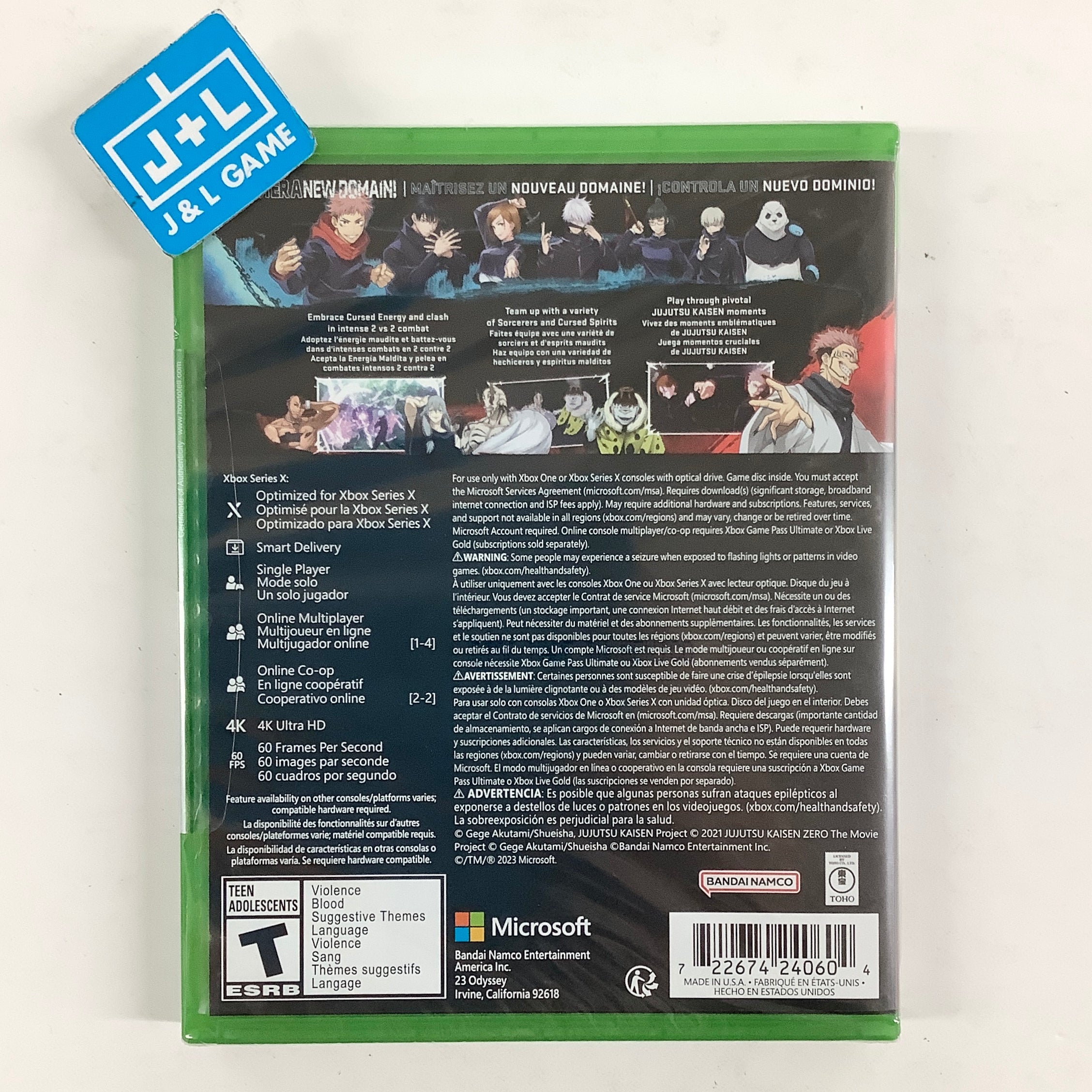 Jujutsu Kaisen Cursed Clash - (XSX) Xbox Series X Video Games BANDAI NAMCO Entertainment