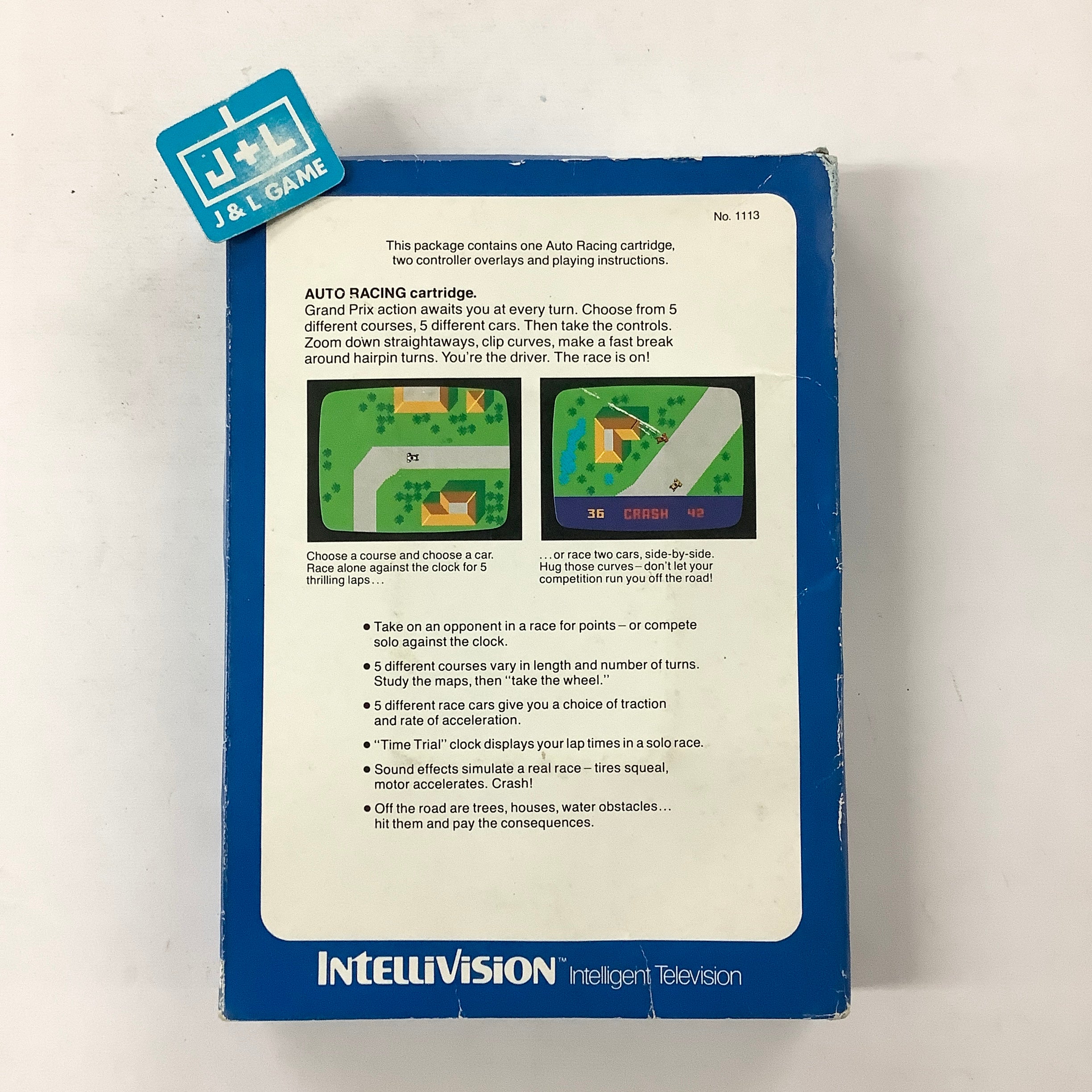 Auto Racing - (INTV) Intellivision [Pre-Owned] Video Games Intellivision Productions   