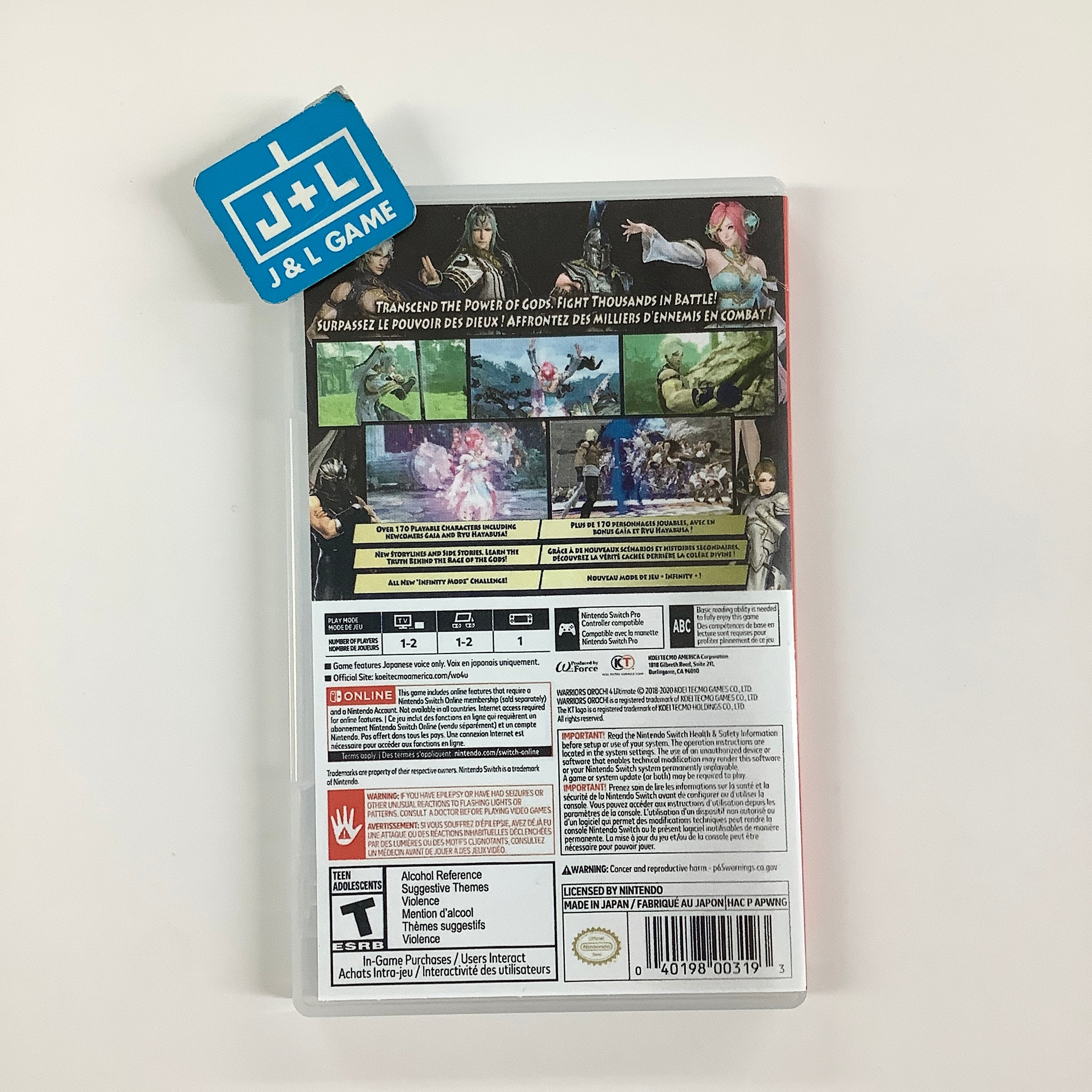 Warriors Orochi 4 Ultimate - (NSW) Nintendo Switch [Pre-Owned]