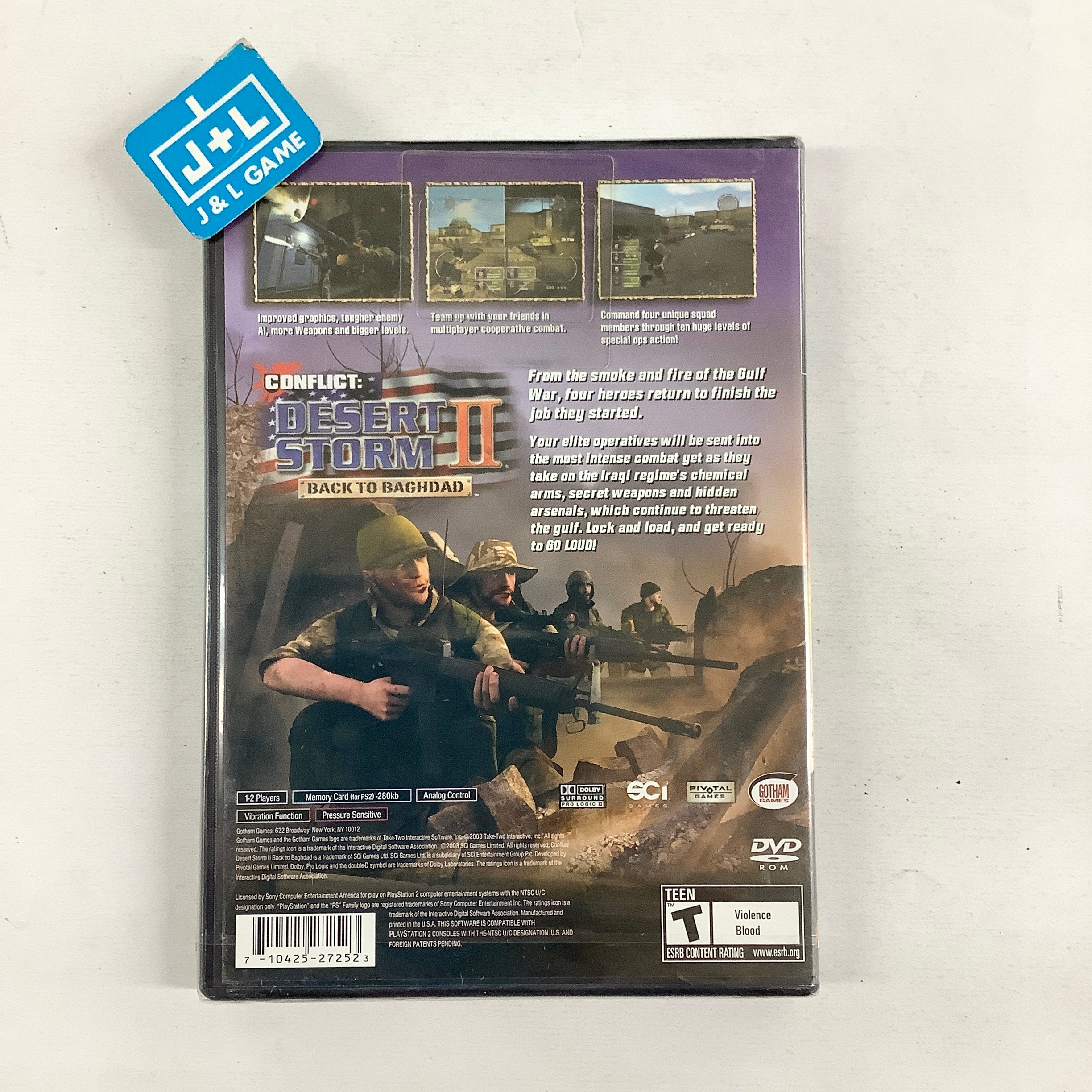 Conflict: Desert Storm II Back to Baghdad - (PS2) PlayStation 2 Video Games 2K