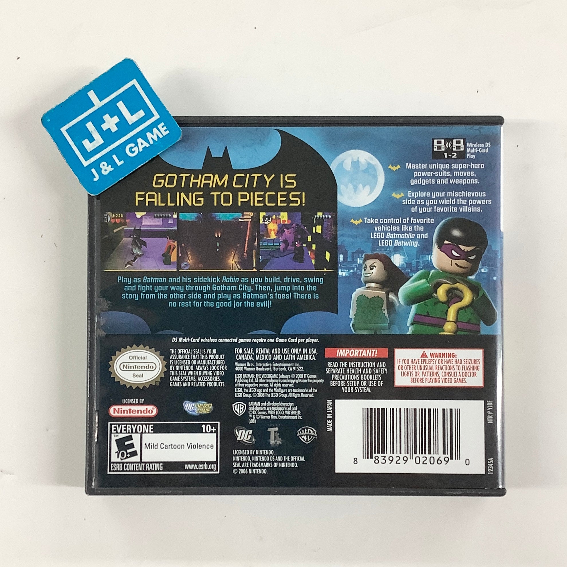 LEGO Batman: The Videogame - (NDS) Nintendo DS [Pre-Owned] Video Games Warner Bros. Interactive Entertainment