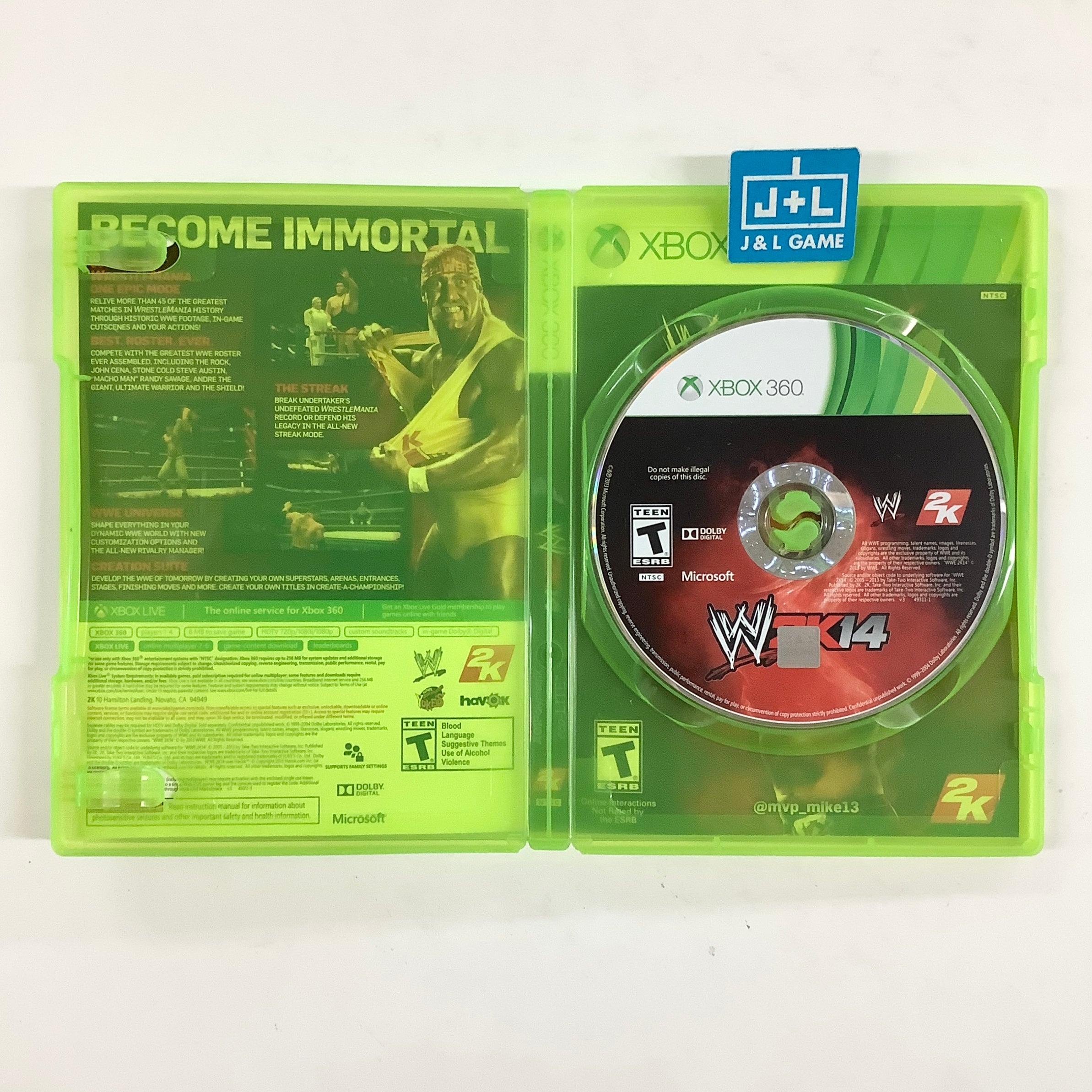 WWE 2K14 - Xbox 360 [Pre-Owned] Video Games 2K Games