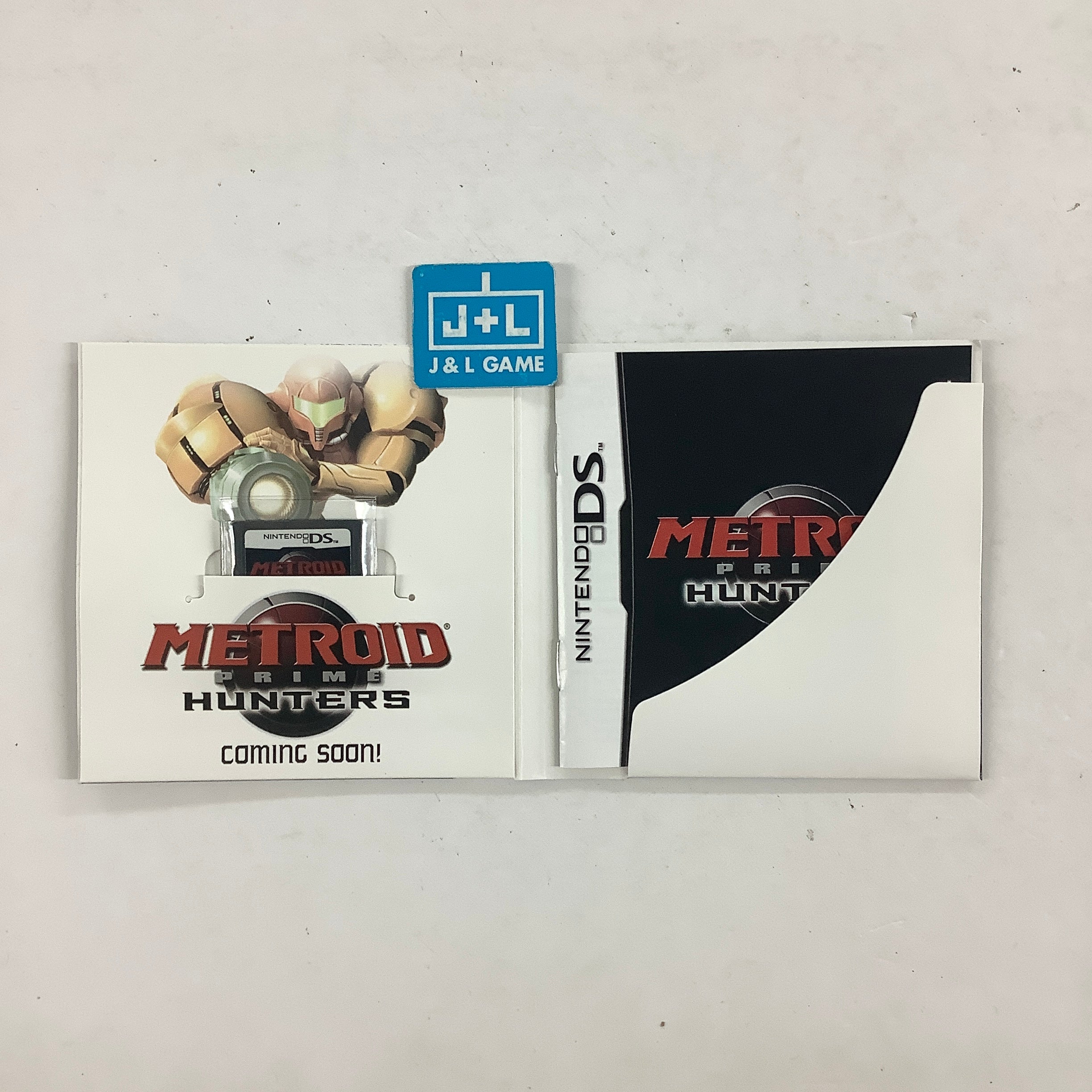 Nintendo DS Console (Platinum Silver with Metroid Prime Hunters Demo) - (NDS) Nintendo DS [Pre-Owned]
