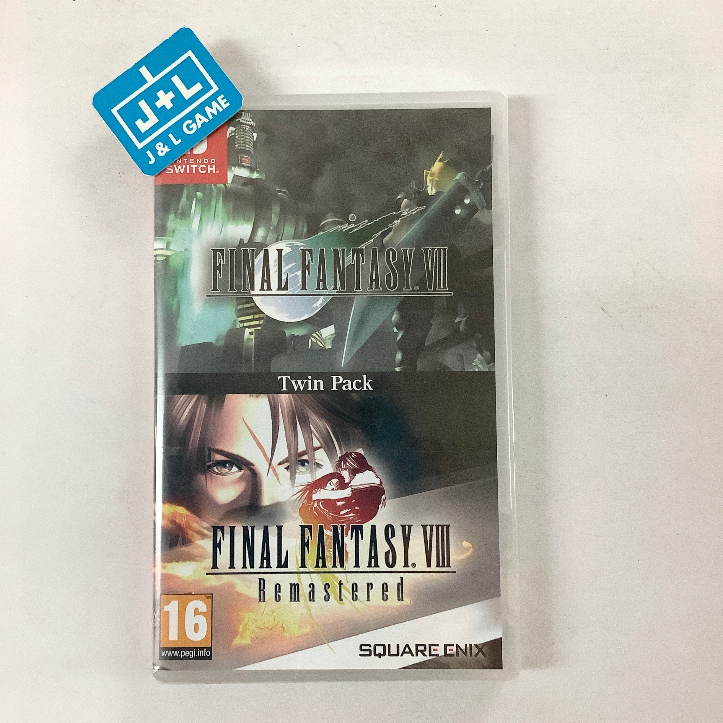 Final Fantasy VII & Final Fantasy VIII Remastered Twin Pack - (NSW) Nintendo Switch (European Import) Video Games Square Enix   