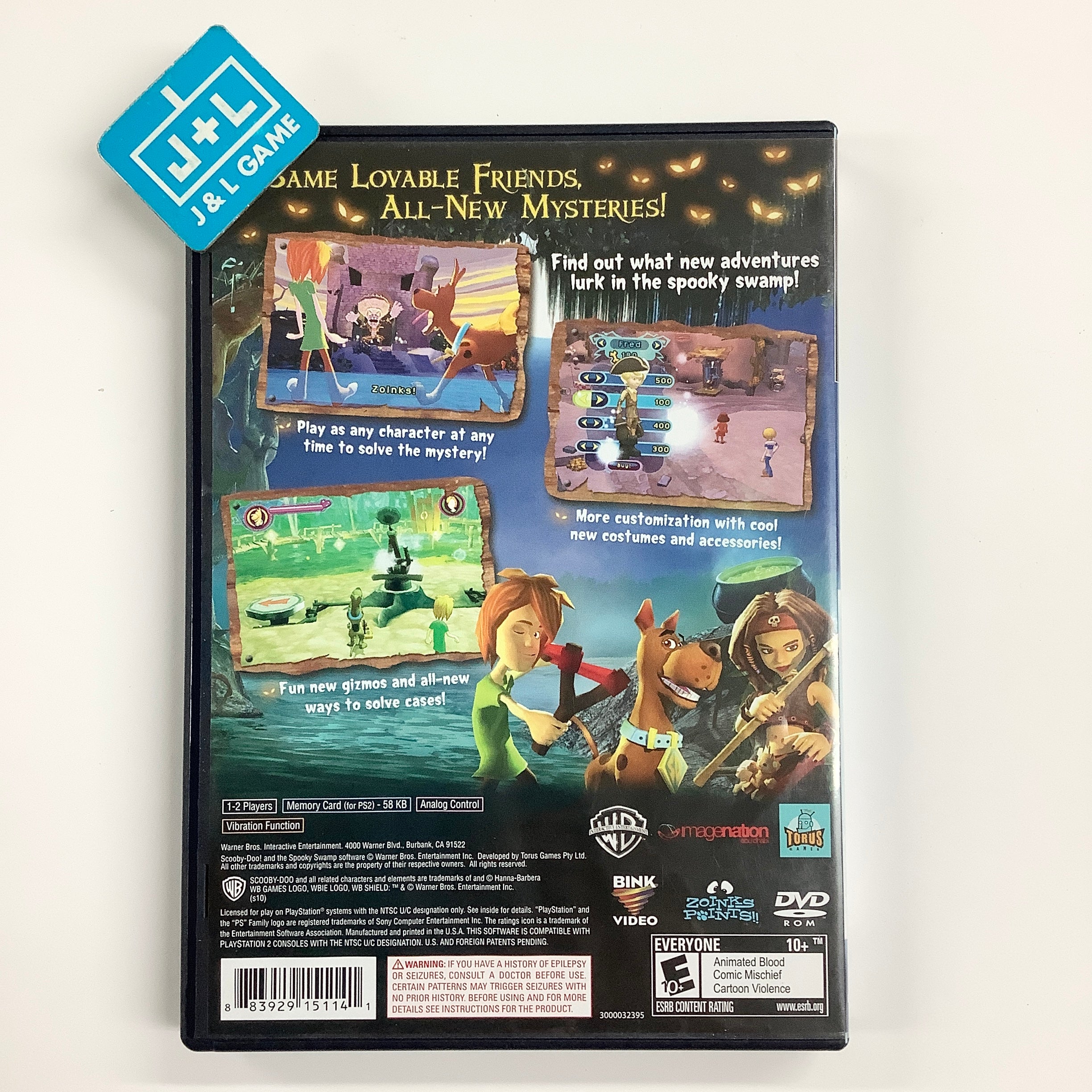Scooby-Doo! and the Spooky Swamp - (PS2) PlayStation 2 [Pre-Owned] Video Games Warner Bros. Interactive Entertainment