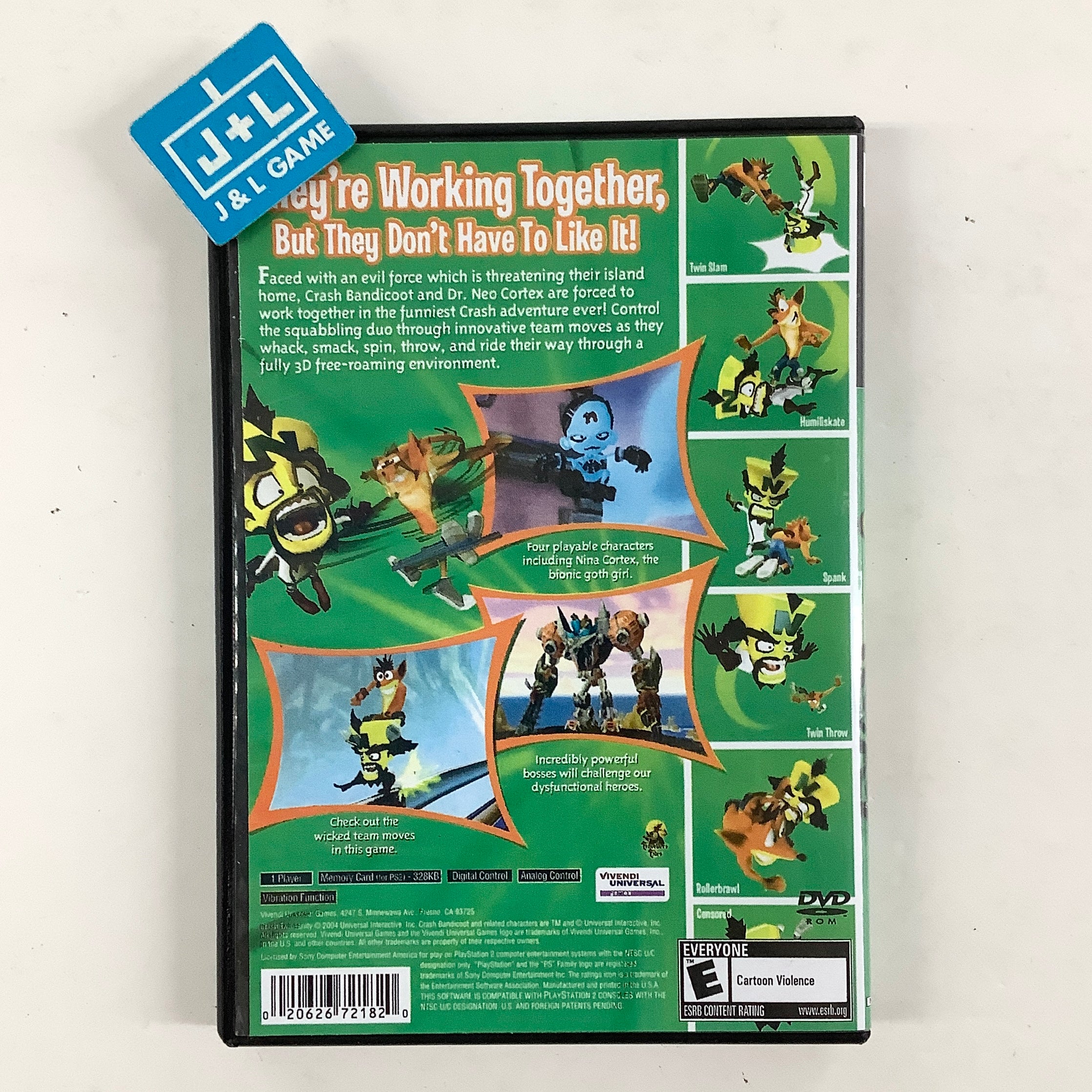 Crash Twinsanity - (PS2) PlayStation 2 [Pre-Owned] Video Games VU Games