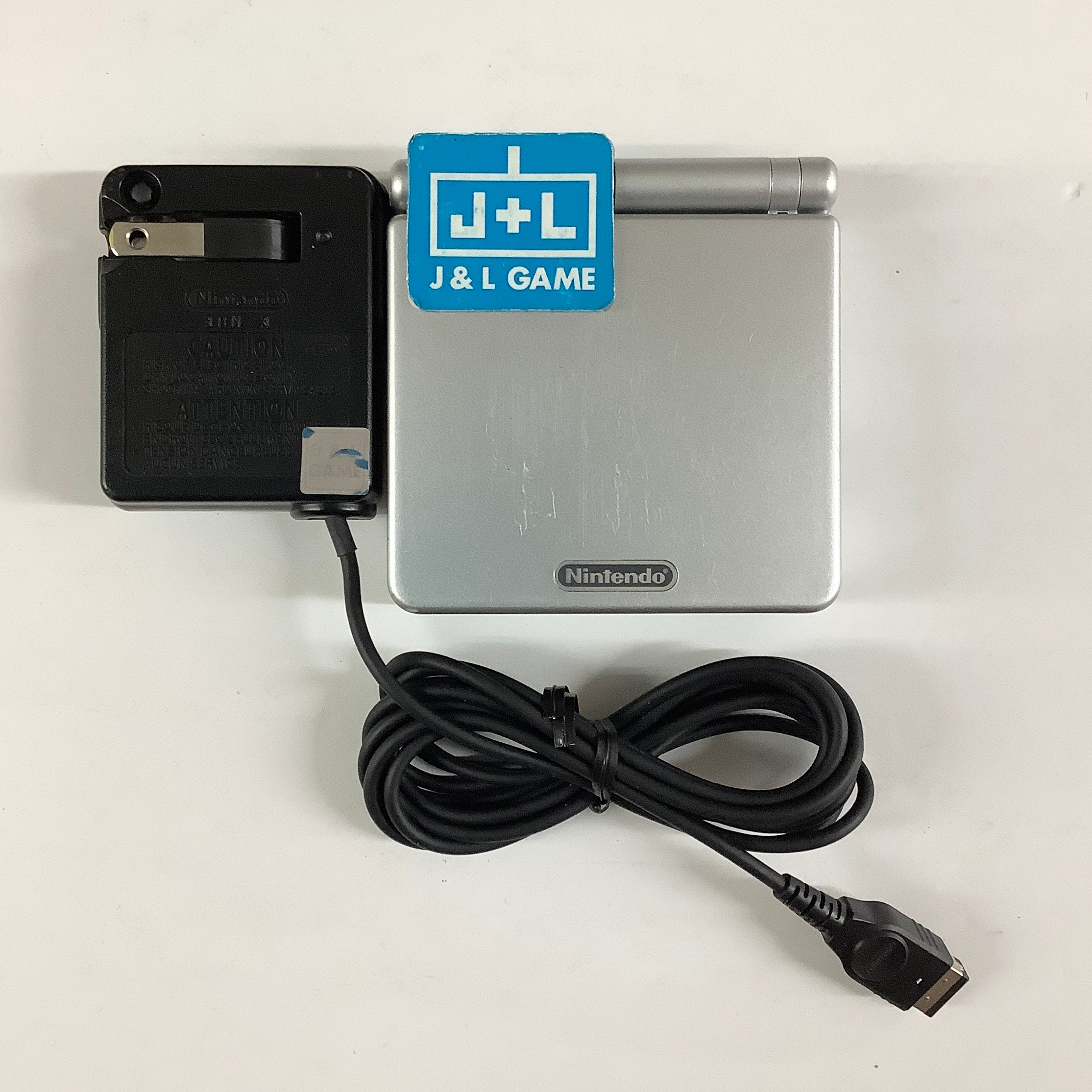 Nintendo Game Boy Advance SP Console AGS-001 (Silver) - (GBA) Game Boy Advance SP [Pre-Owned]