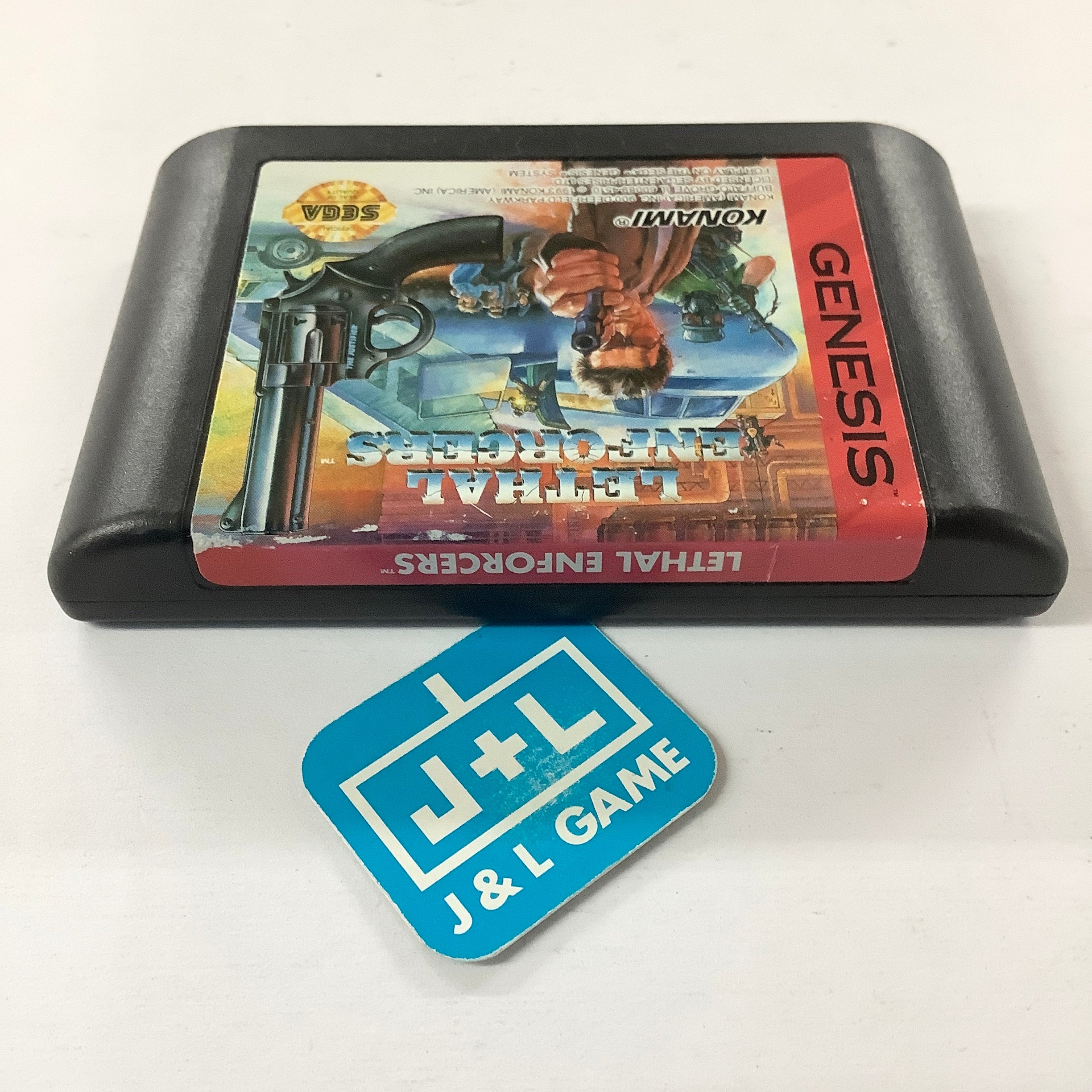 Lethal Enforcers - (SG) SEGA Genesis [Pre-Owned] Video Games Konami   