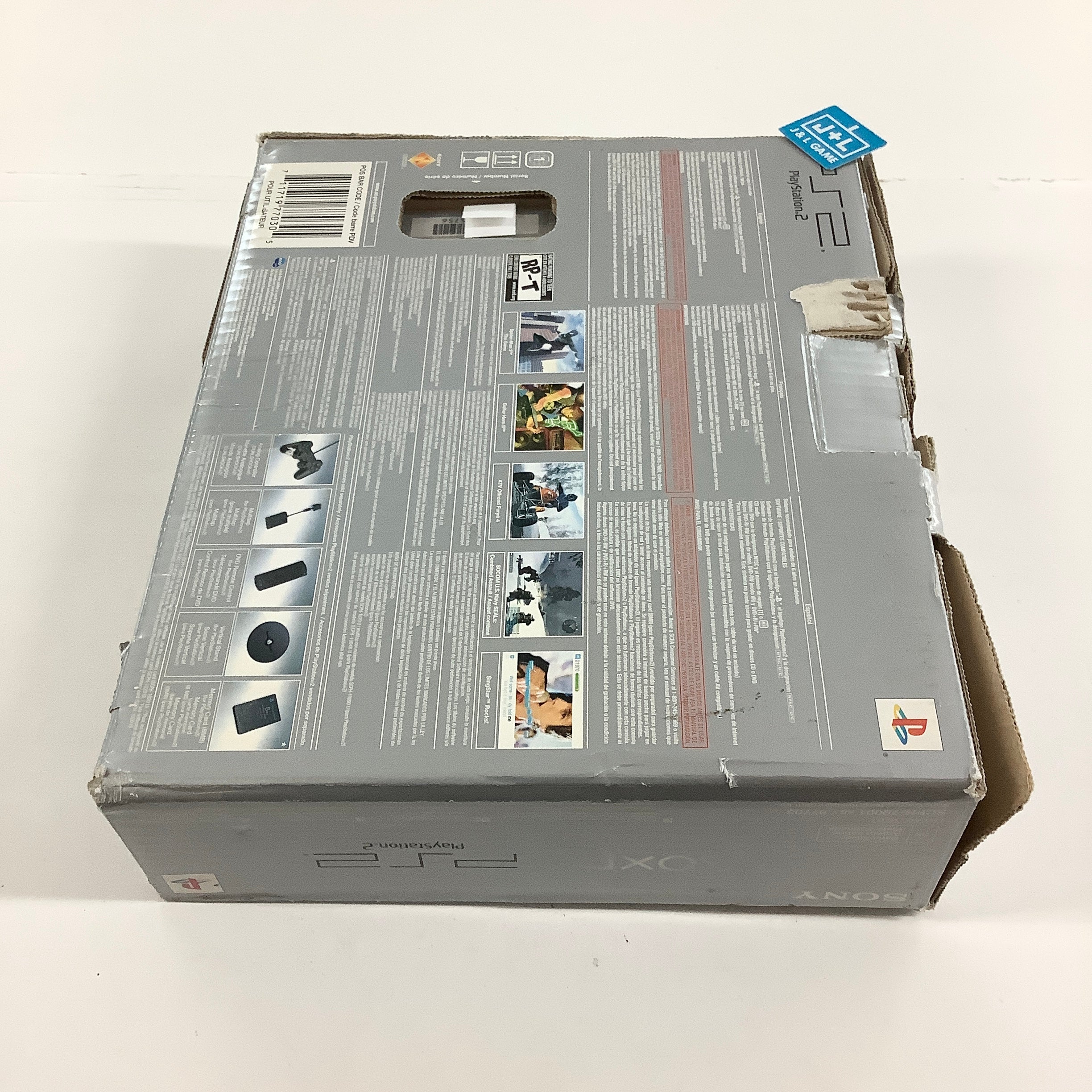 Sony PlayStation 2 Slim Console (Silver) - (PS2) PlayStation 2 [Pre-Owned] Consoles Sony