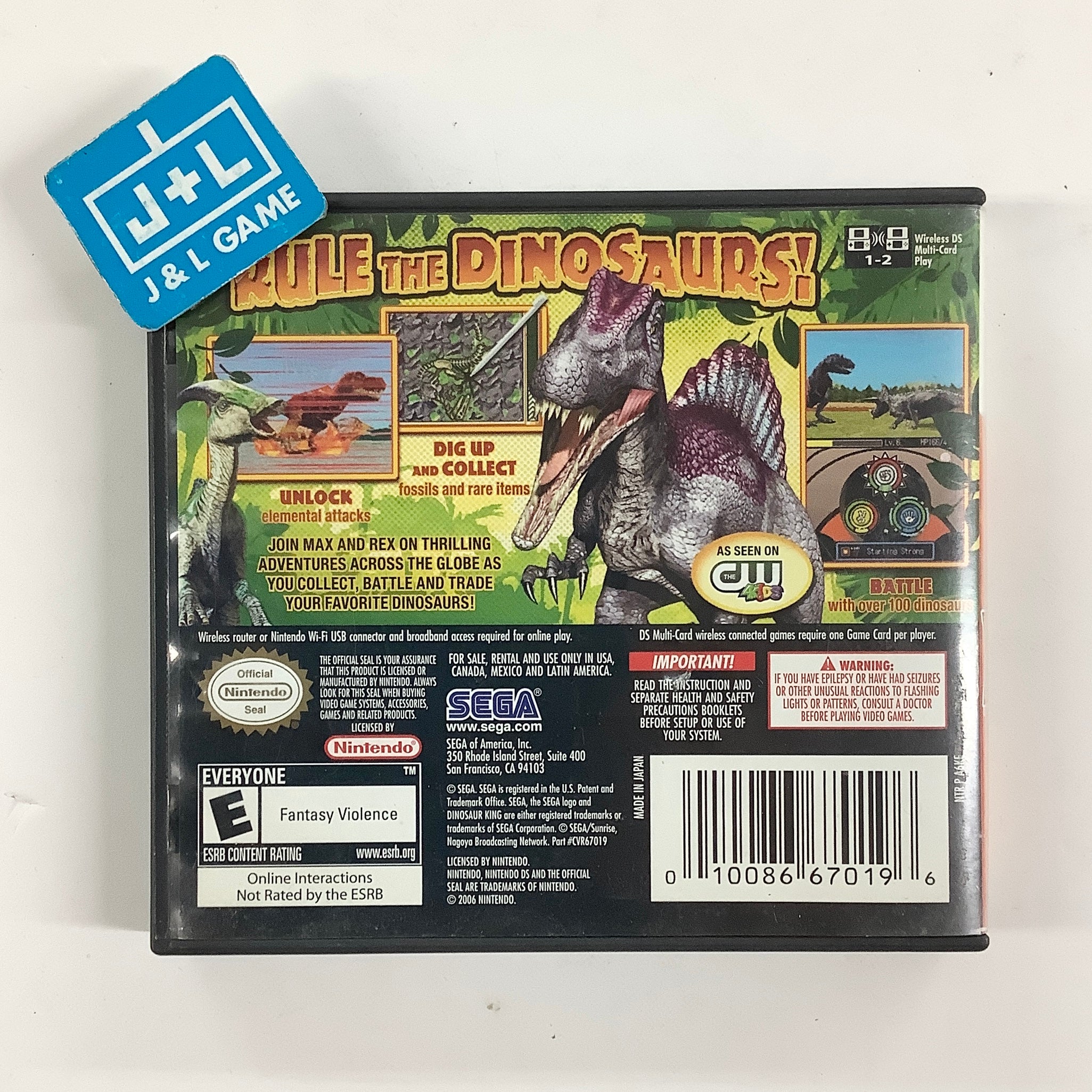 Dinosaur King - (NDS) Nintendo DS [Pre-Owned] Video Games Sega