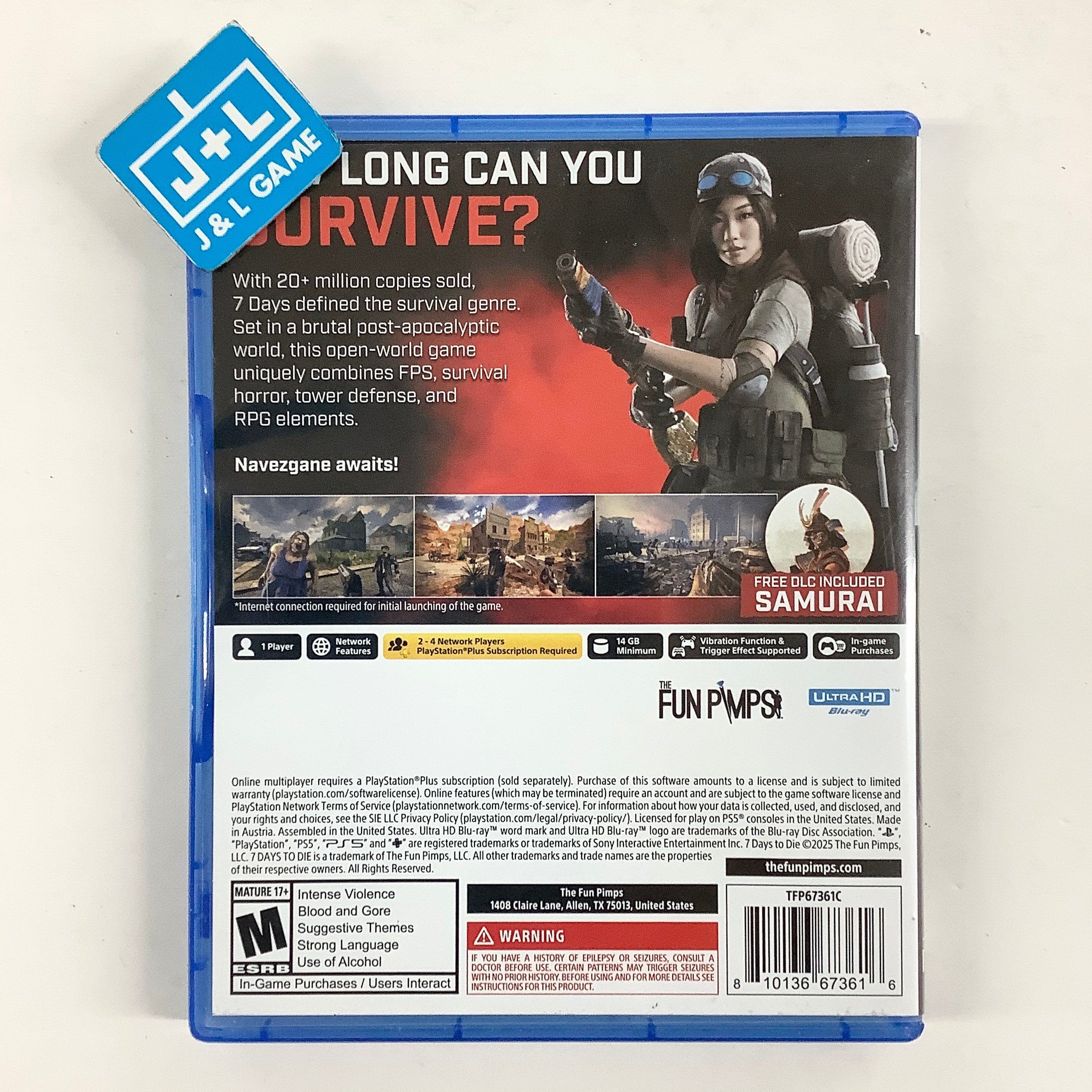 7 Days to Die (Console Edition) - (PS5) PlayStation 5 [Pre-Owned] Video Games The Fun Pimps