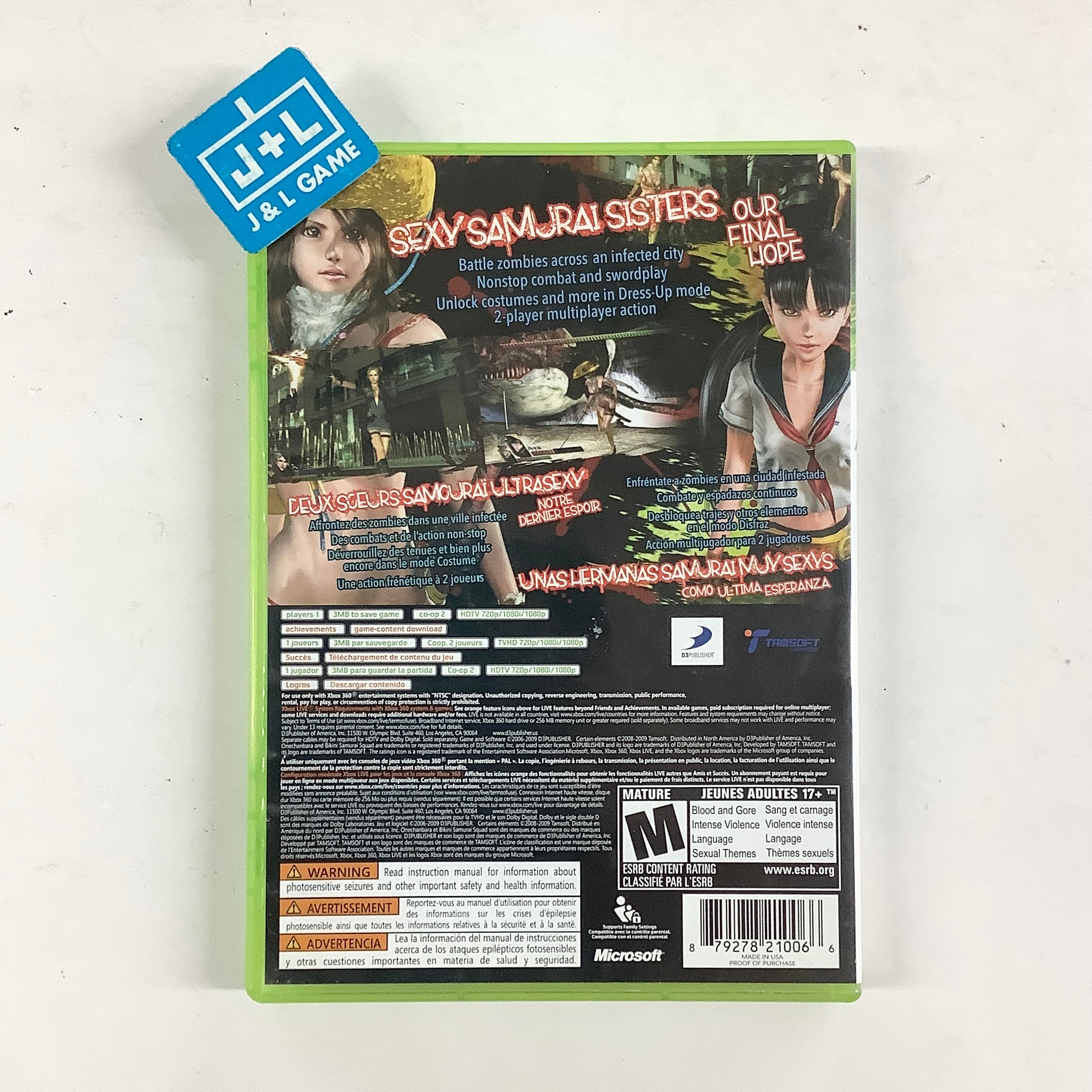 Onechanbara: Bikini Samurai Squad - Xbox 360 [Pre-Owned] Video Games D3Publisher